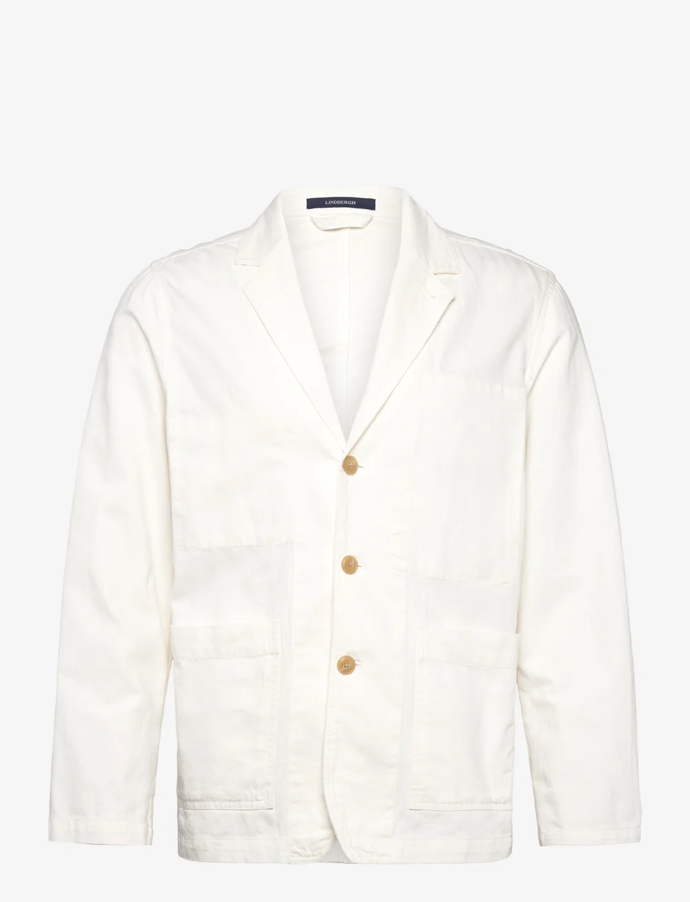 Lindbergh - Linen blend casual blazer - shop by occasion - off white - 0