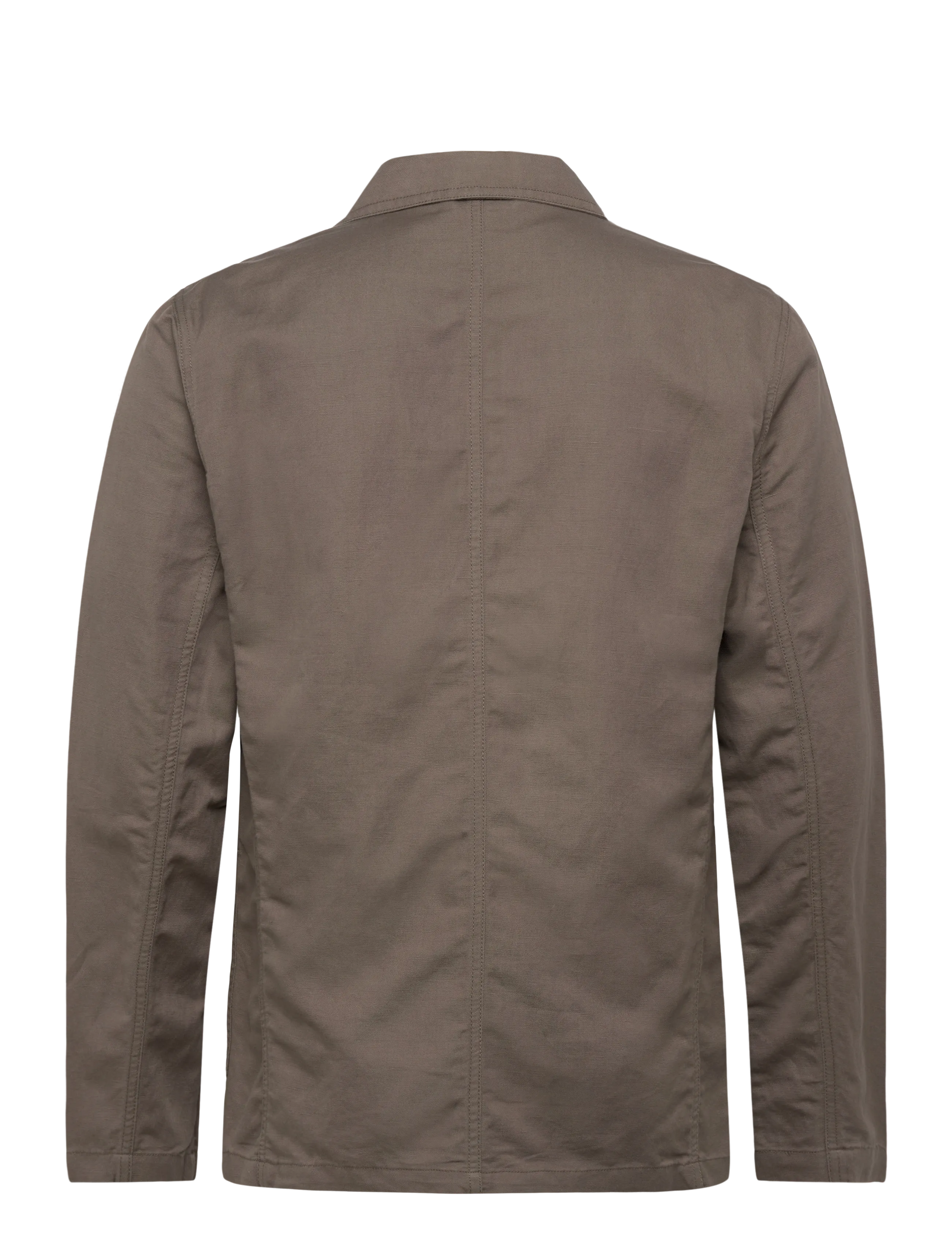 Lindbergh - Linen blend casual blazer - Ühe rinnatisega pintsakud - dk olive - 2