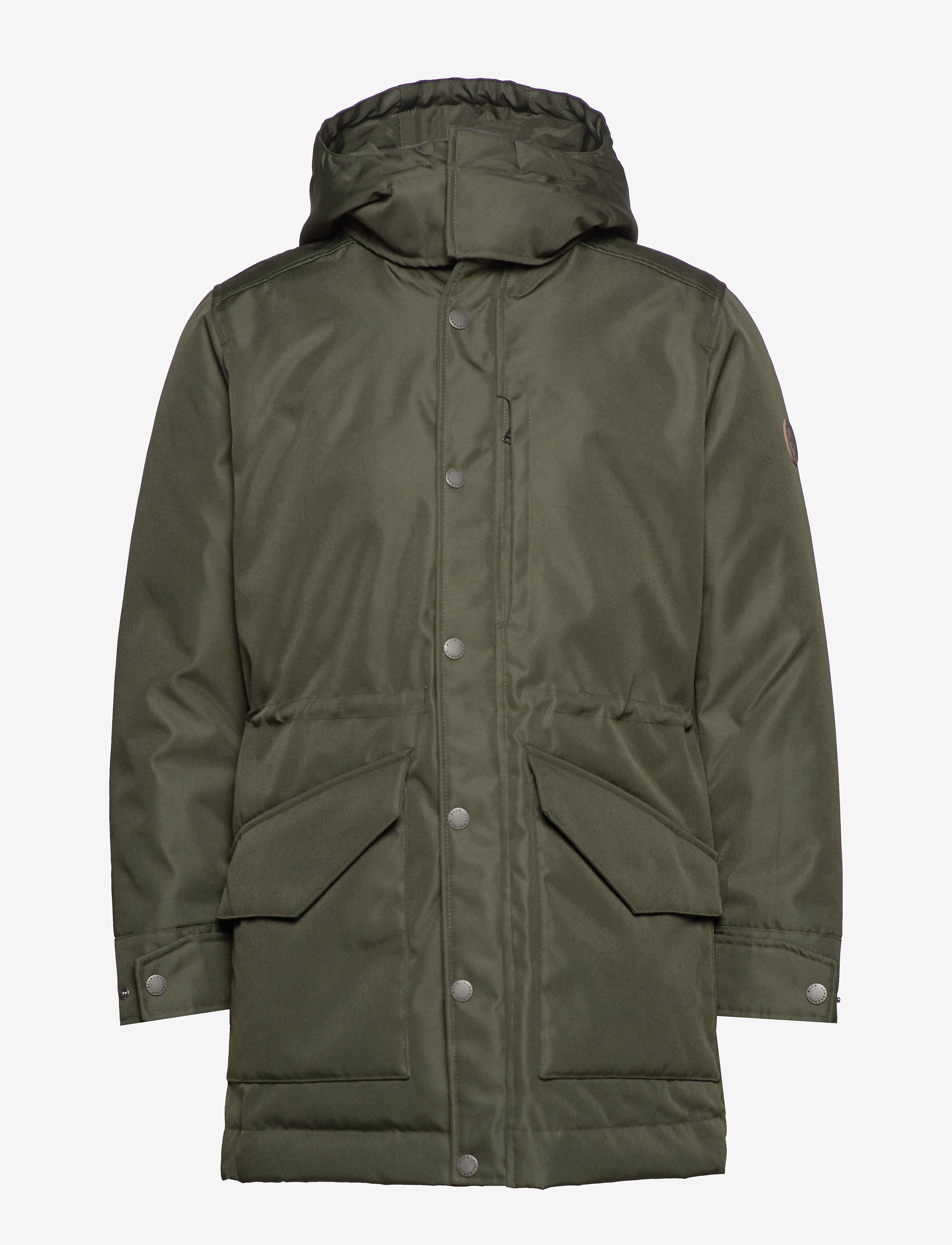 Lindbergh - Parka w detachable double hood - dk army - 3