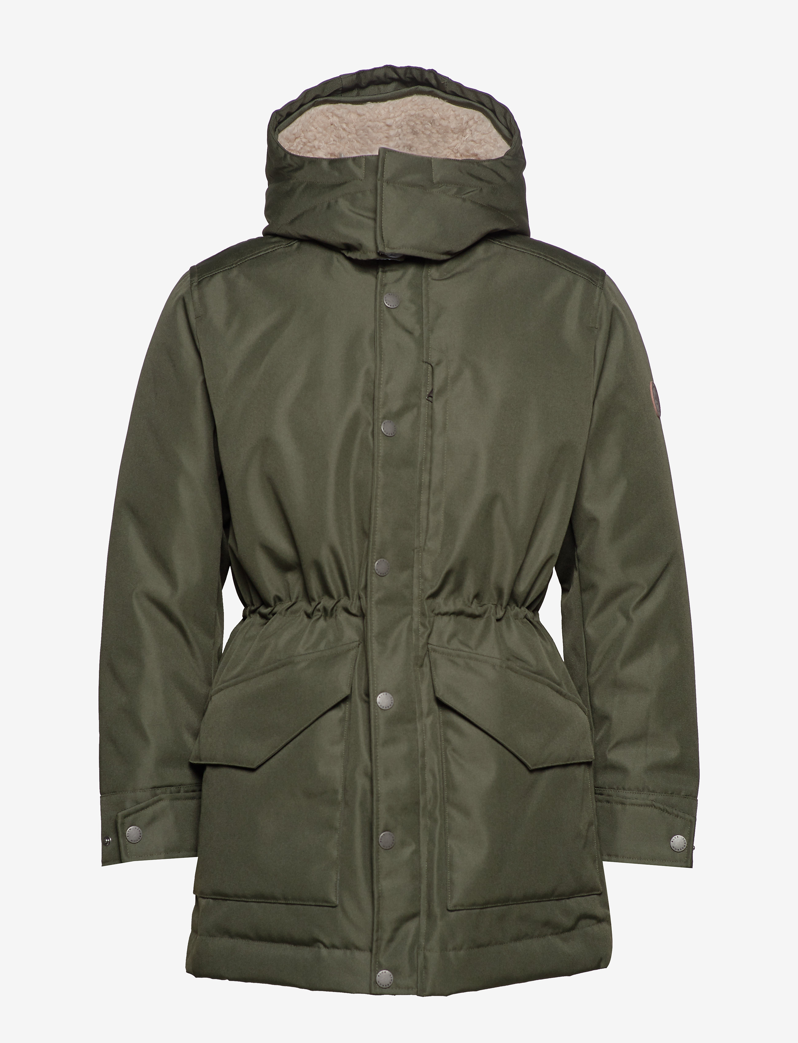 Lindbergh - Parka w detachable double hood - dk army - 5