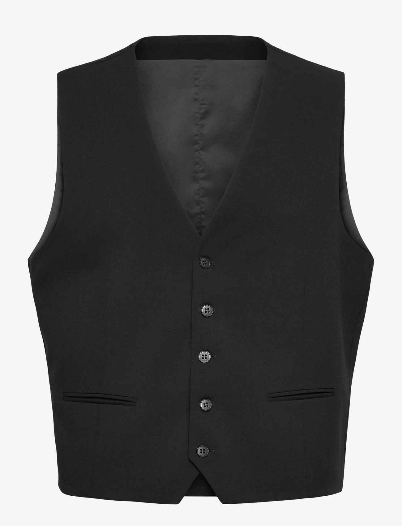 Lindbergh - Superflex relaxed waistcoat - westen - black - 0