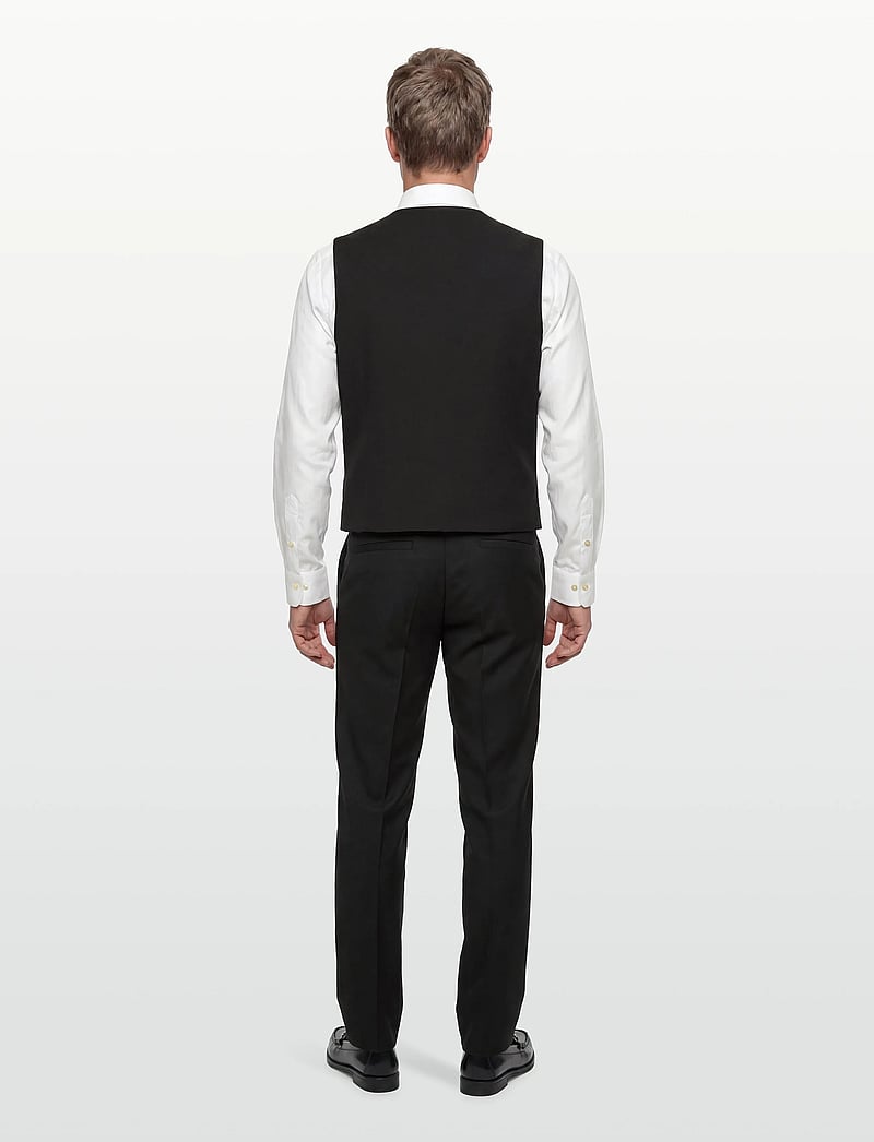 Lindbergh - Superflex relaxed waistcoat - habitveste - black - 4