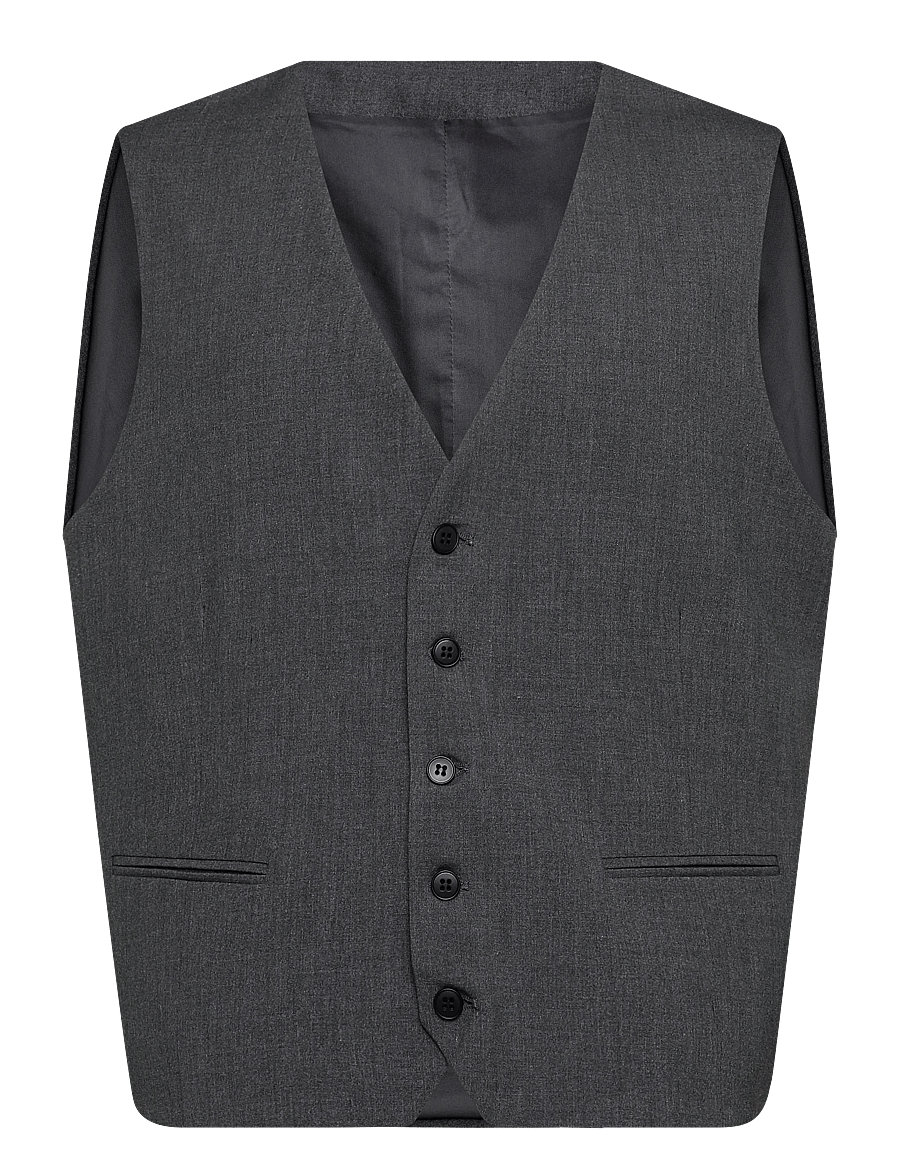 Lindbergh - Superflex relaxed waistcoat - westen - grey mix - 1