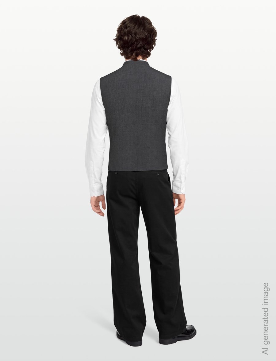 Lindbergh - Superflex relaxed waistcoat - westen - grey mix - 4