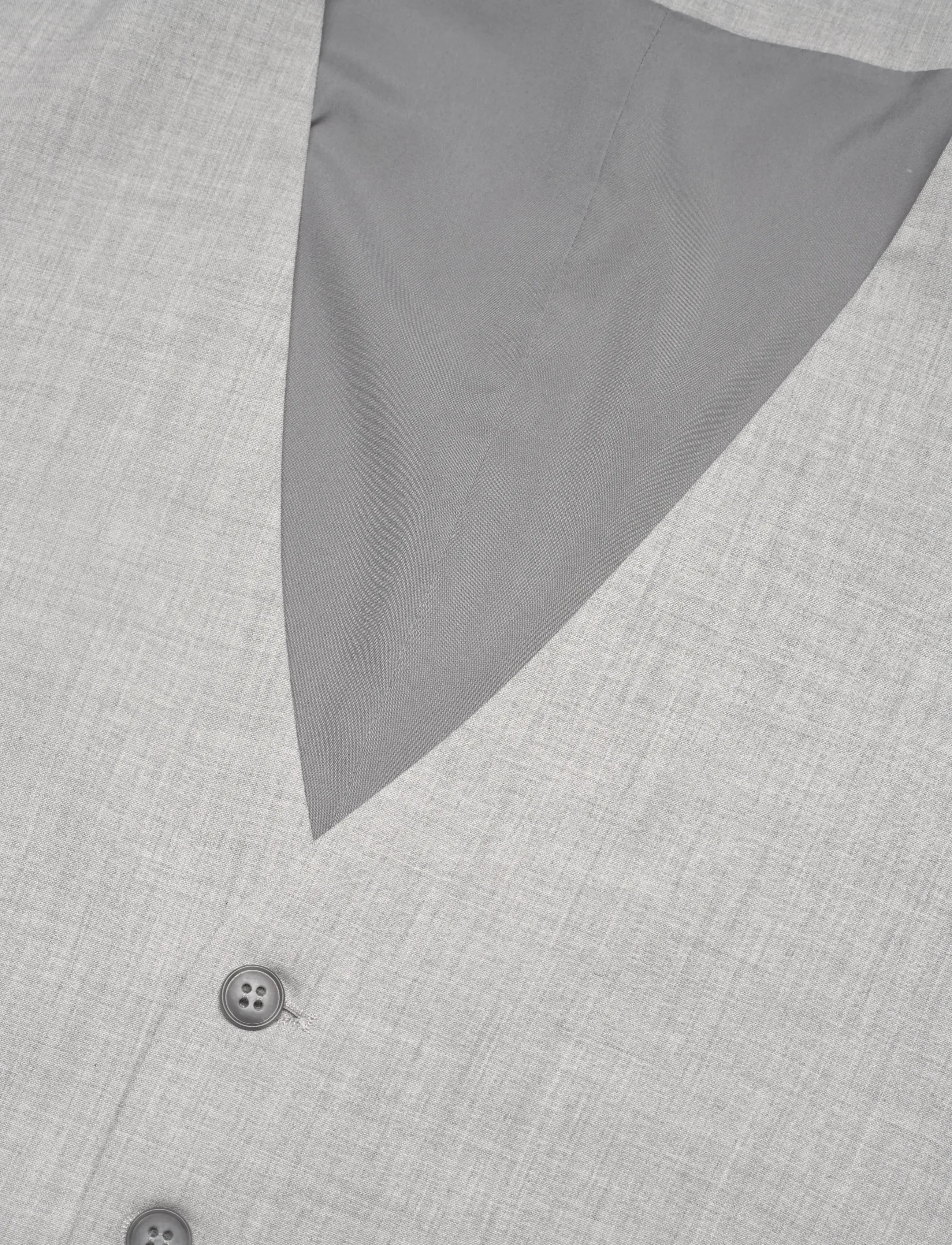 Lindbergh - Superflex relaxed waistcoat - westen - lt grey mix - 2