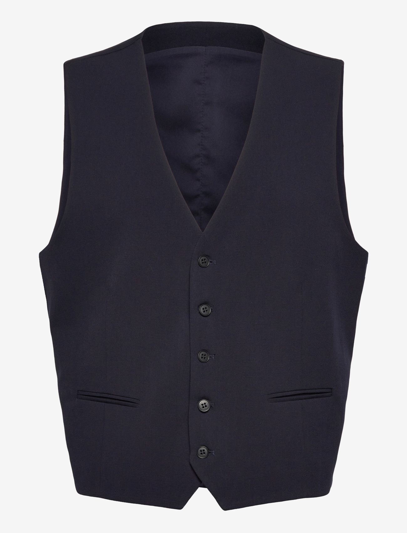 Lindbergh - Superflex relaxed waistcoat - westen - navy - 0