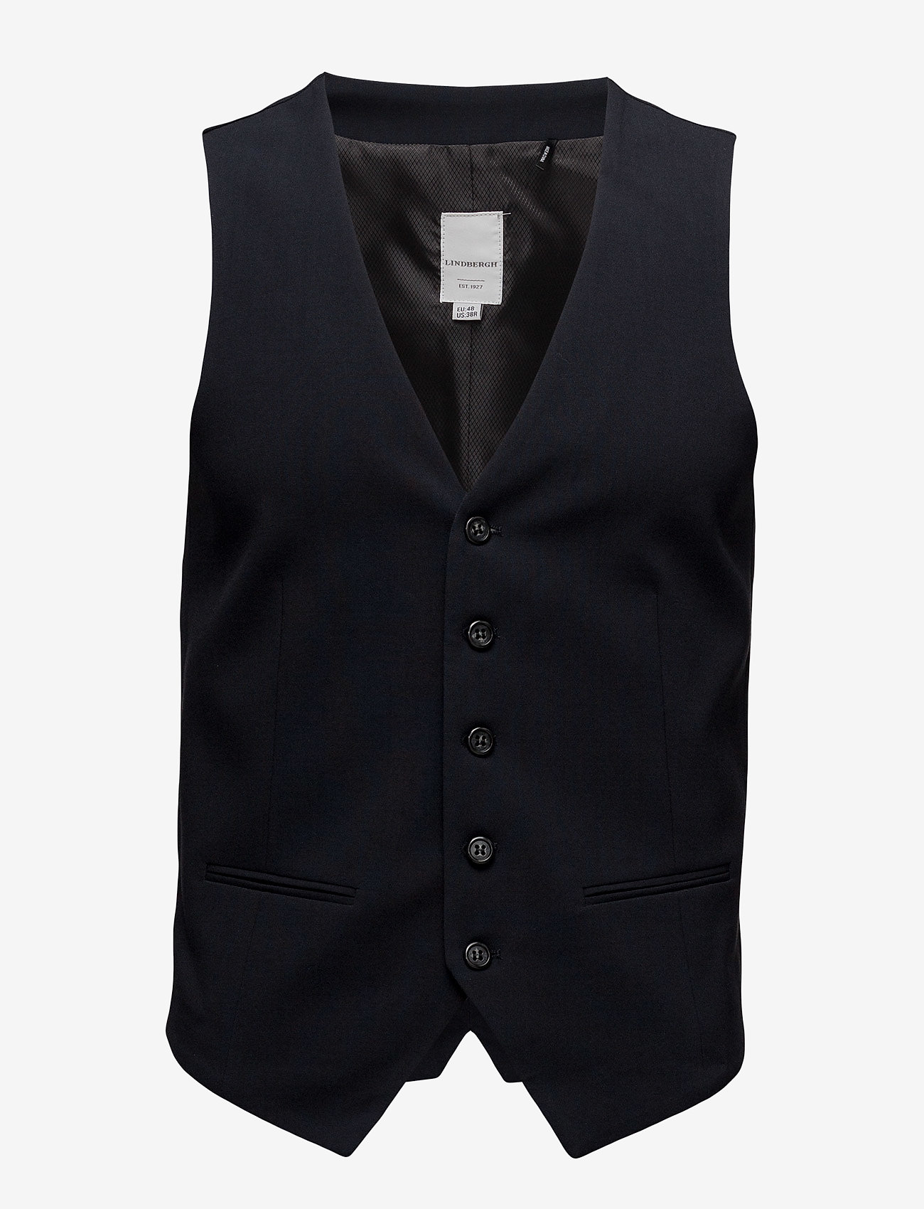 Lindbergh - Mens waistcoat for suit - västar - navy - 1