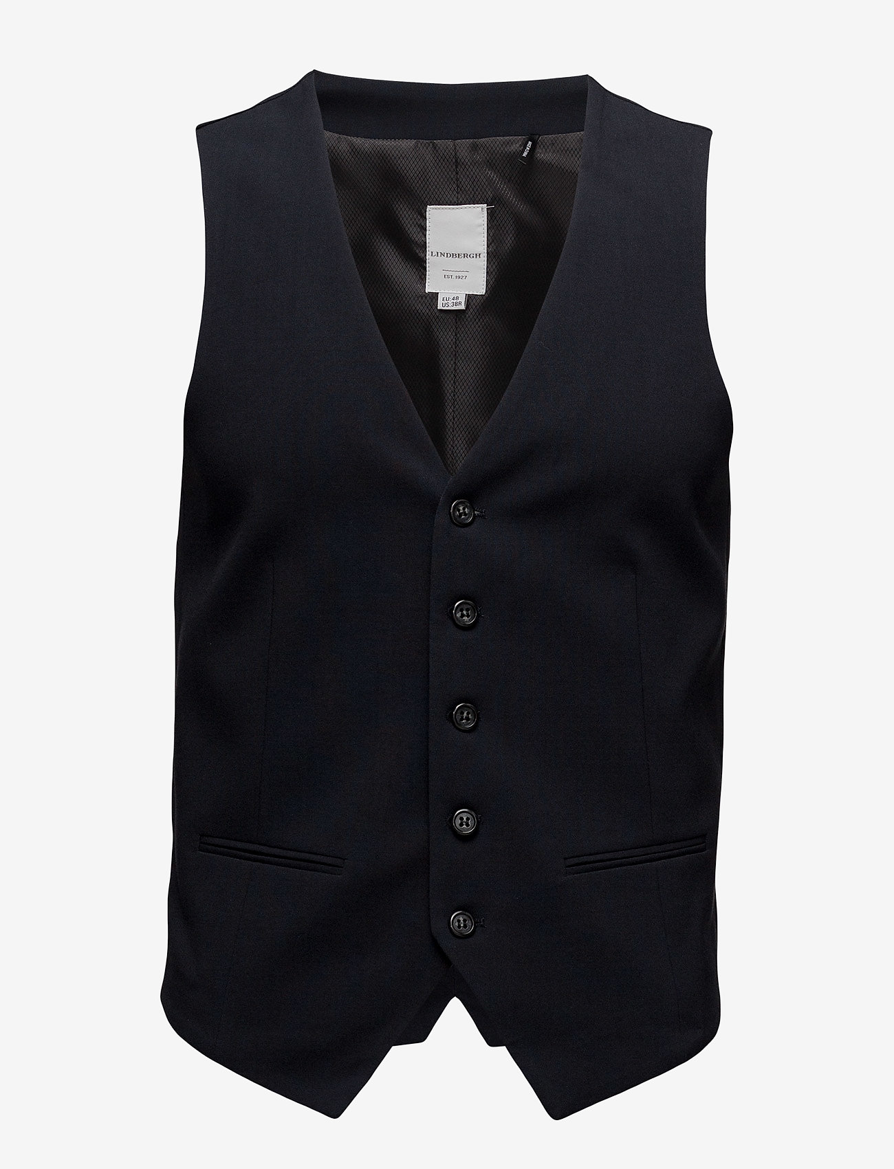 Lindbergh - Mens waistcoat for suit - gilets - navy - 0
