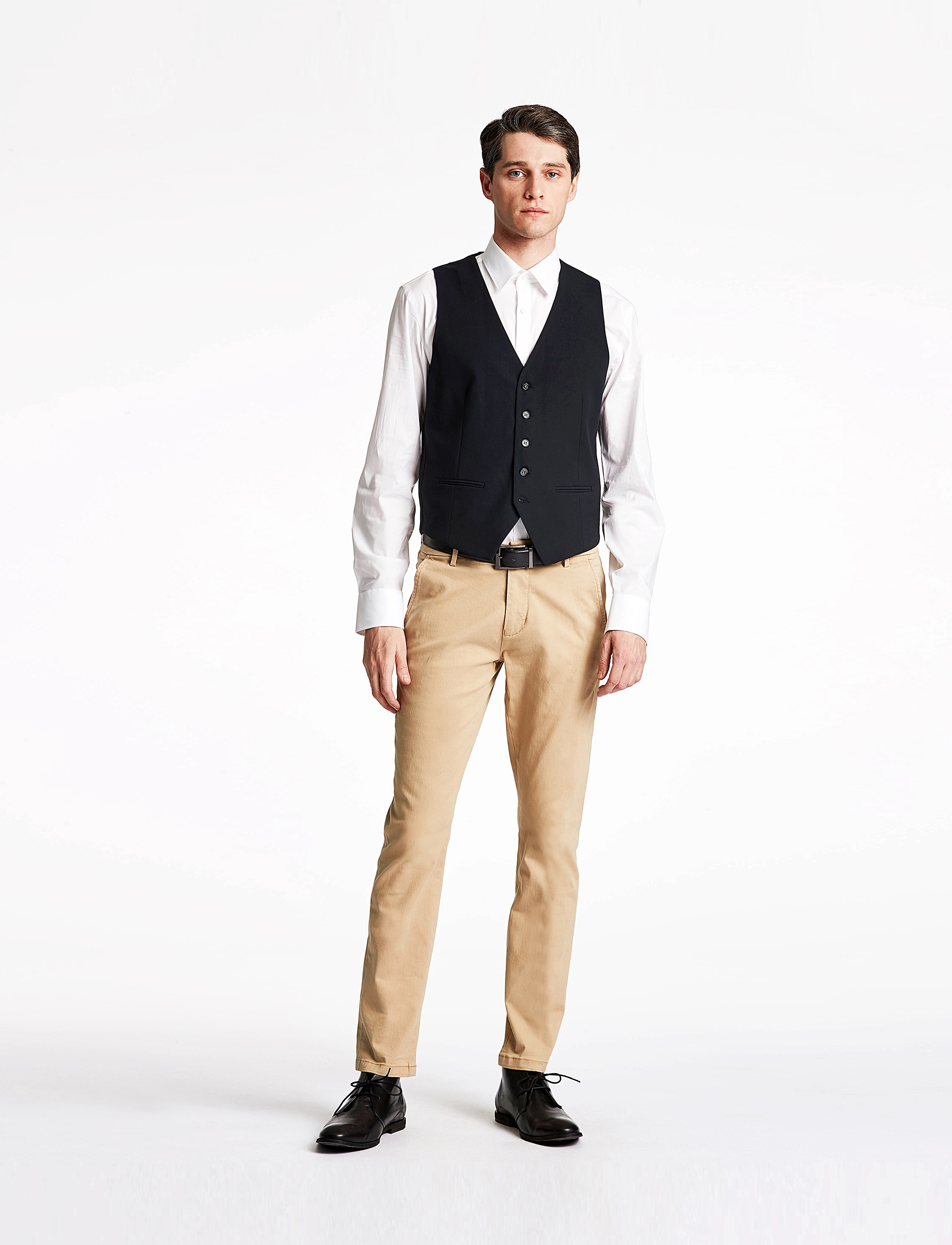 Lindbergh - Mens waistcoat for suit - habitveste - navy - 3
