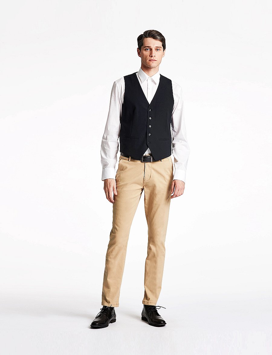 Lindbergh - Mens waistcoat for suit - westen - navy - 3
