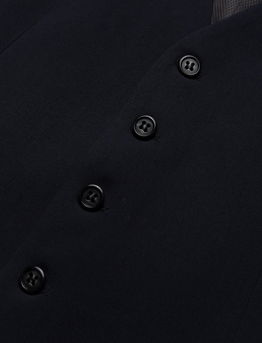 Lindbergh - Mens waistcoat for suit - westen - navy - 4