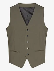 Lindbergh - Mens waistcoat for suit - Ülikonnavestid - olive - 0