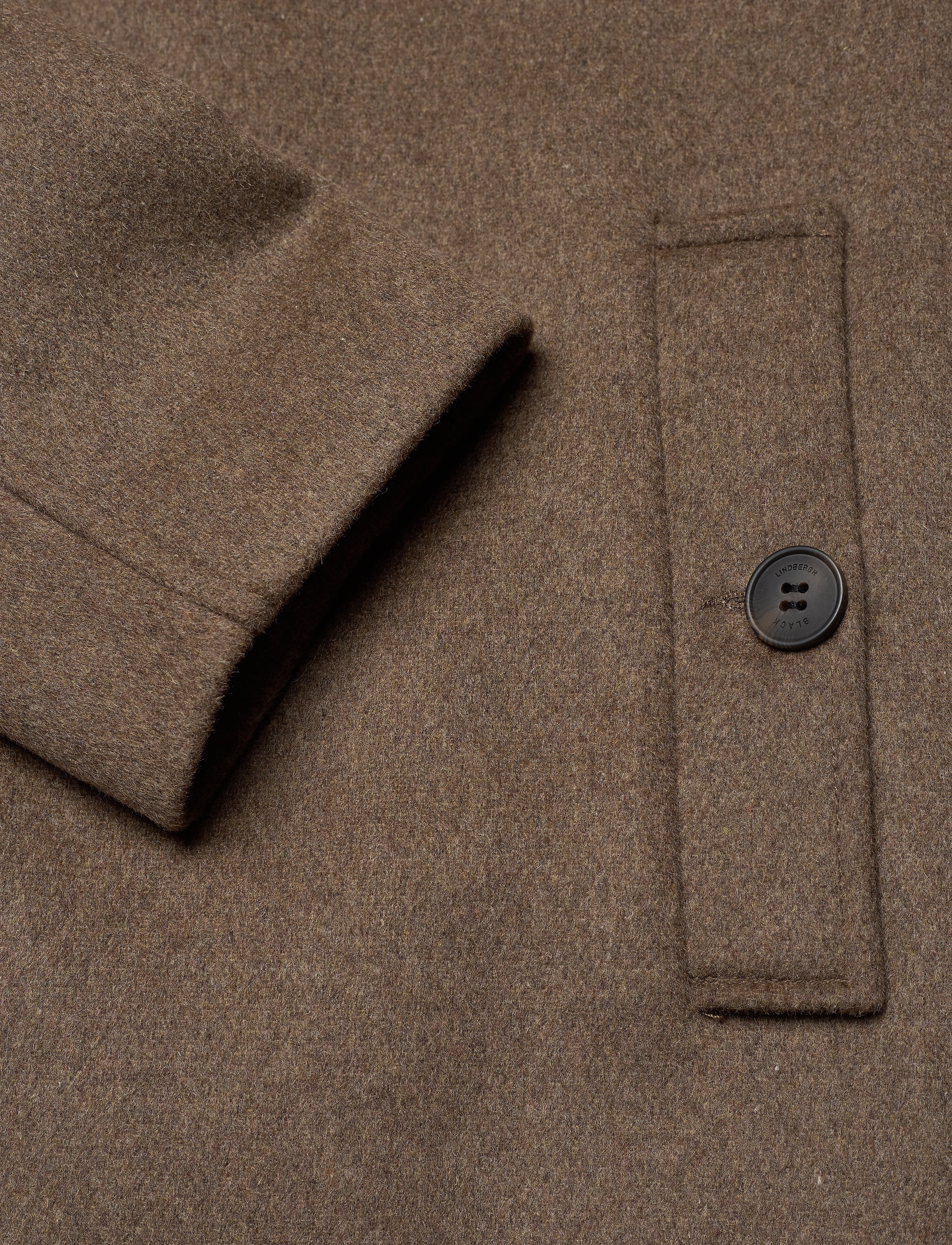 Lindbergh - Melange wool coat - camel - 4