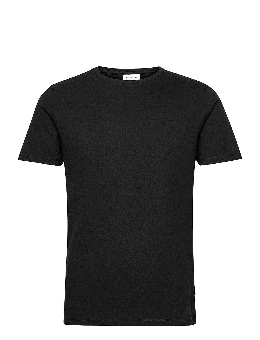 Lindbergh - 4PK basic tee S/S - kortärmade t-shirts - black - 2