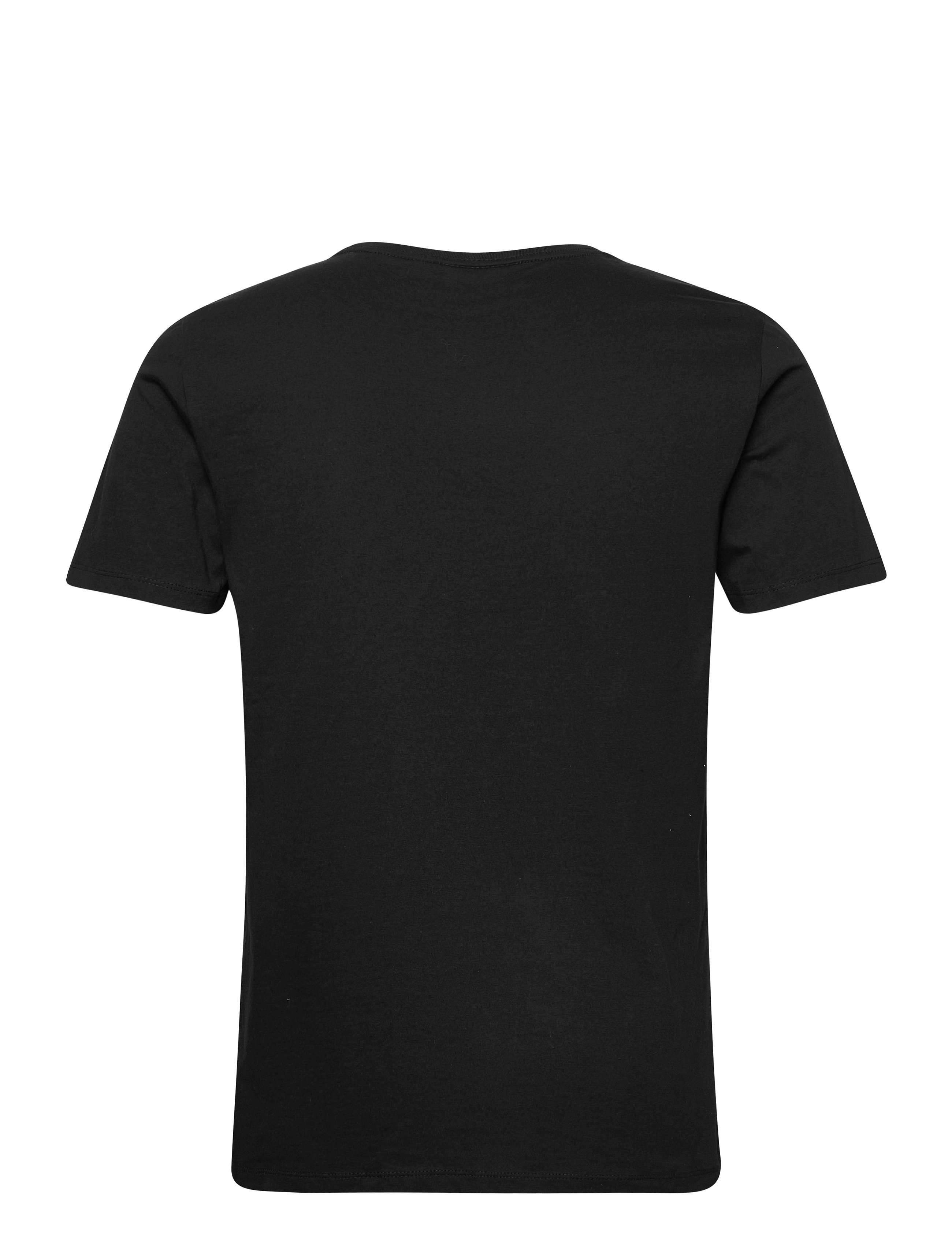 Lindbergh - 4PK basic tee S/S - kortärmade t-shirts - black - 3