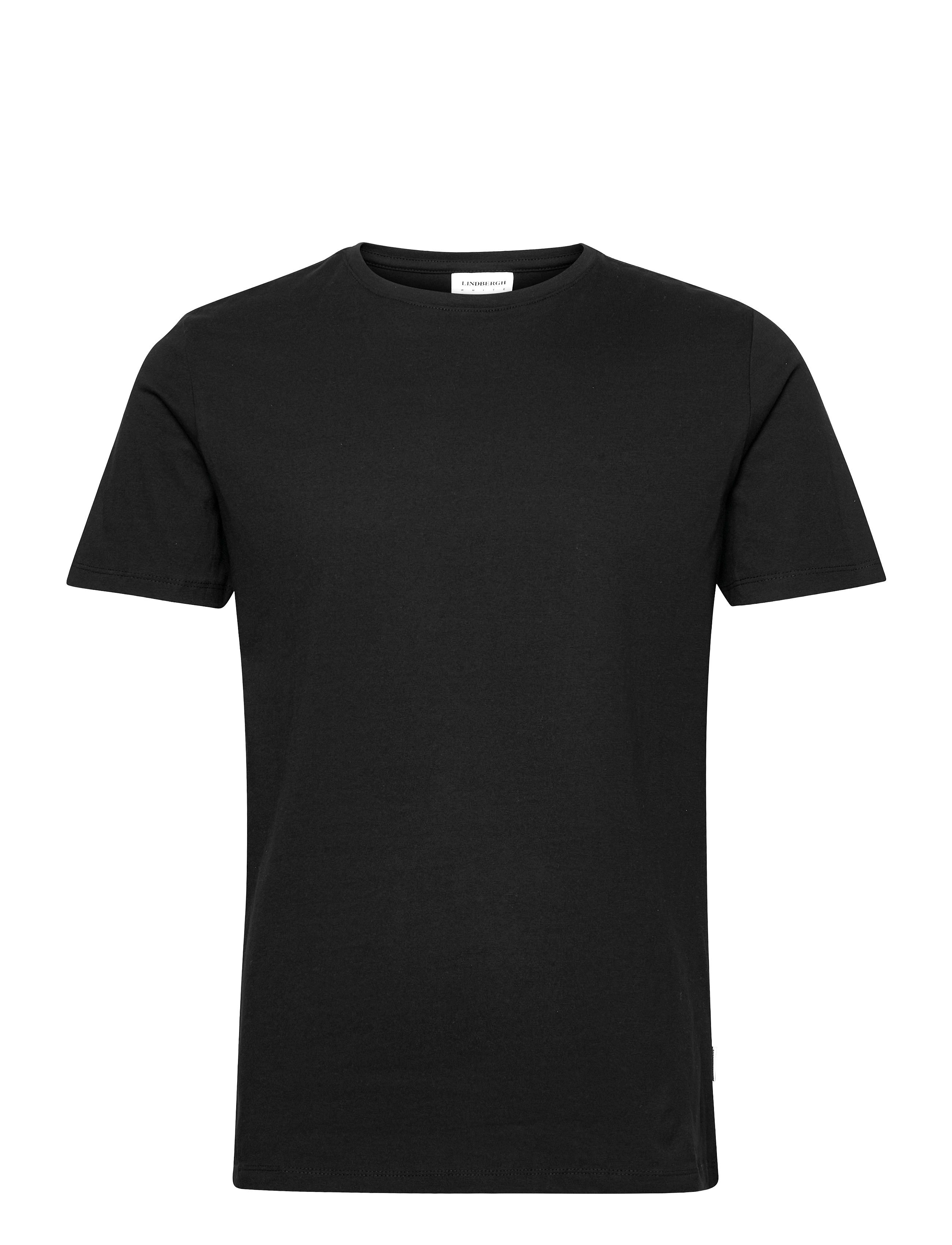 Lindbergh - 4PK basic tee S/S - kortärmade t-shirts - black - 4