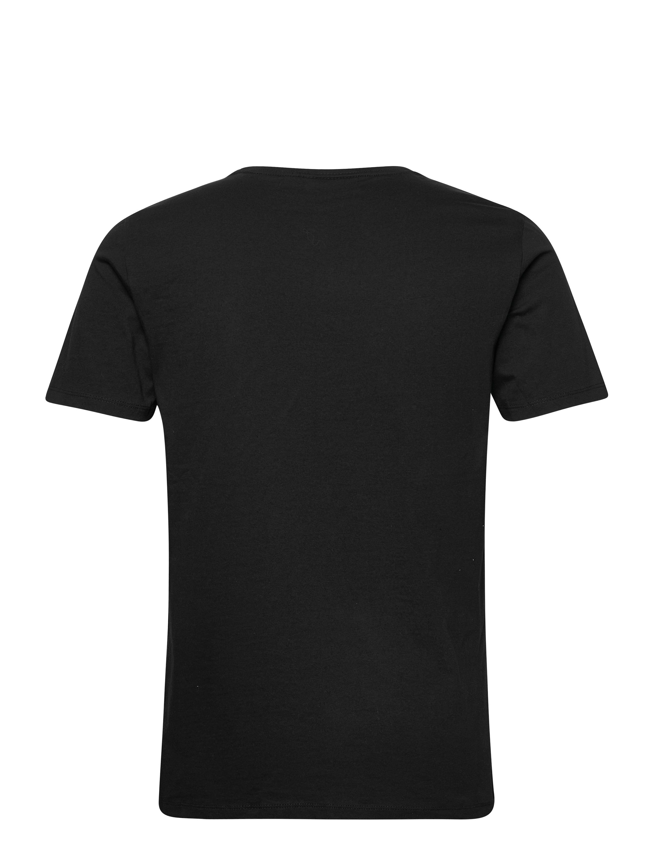 Lindbergh - 4PK basic tee S/S - kortärmade t-shirts - black - 5