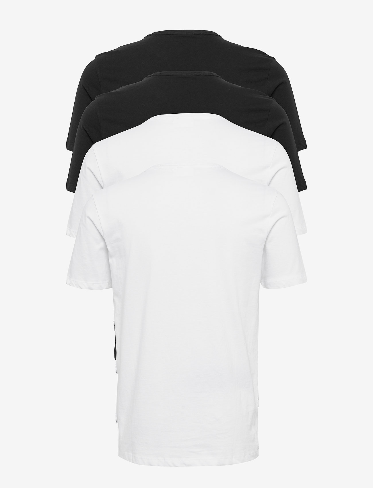 Lindbergh - 4PK basic tee S/S - efterårstøj - bl-wh - 1