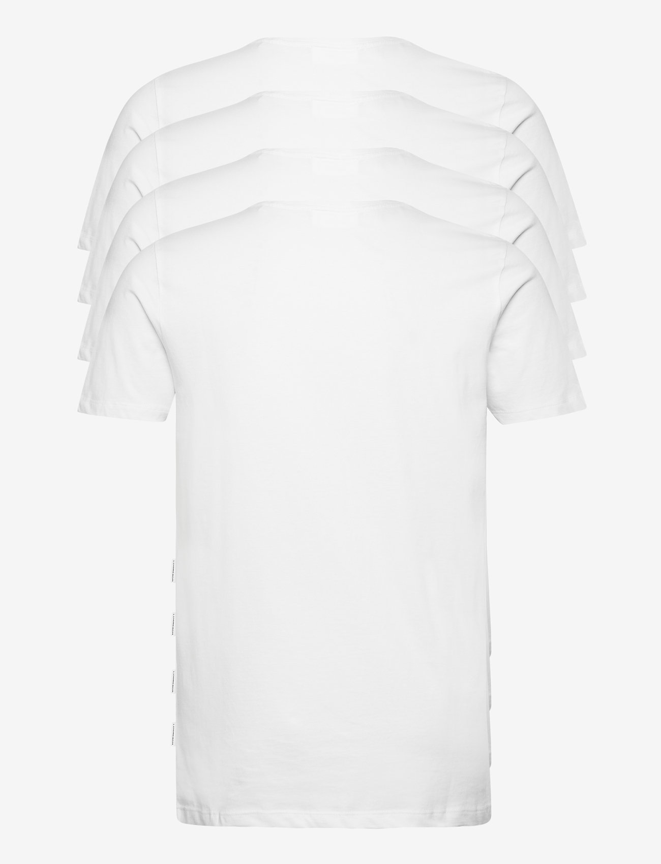 Lindbergh - 4PK basic tee S/S - höstkläder - white - 4
