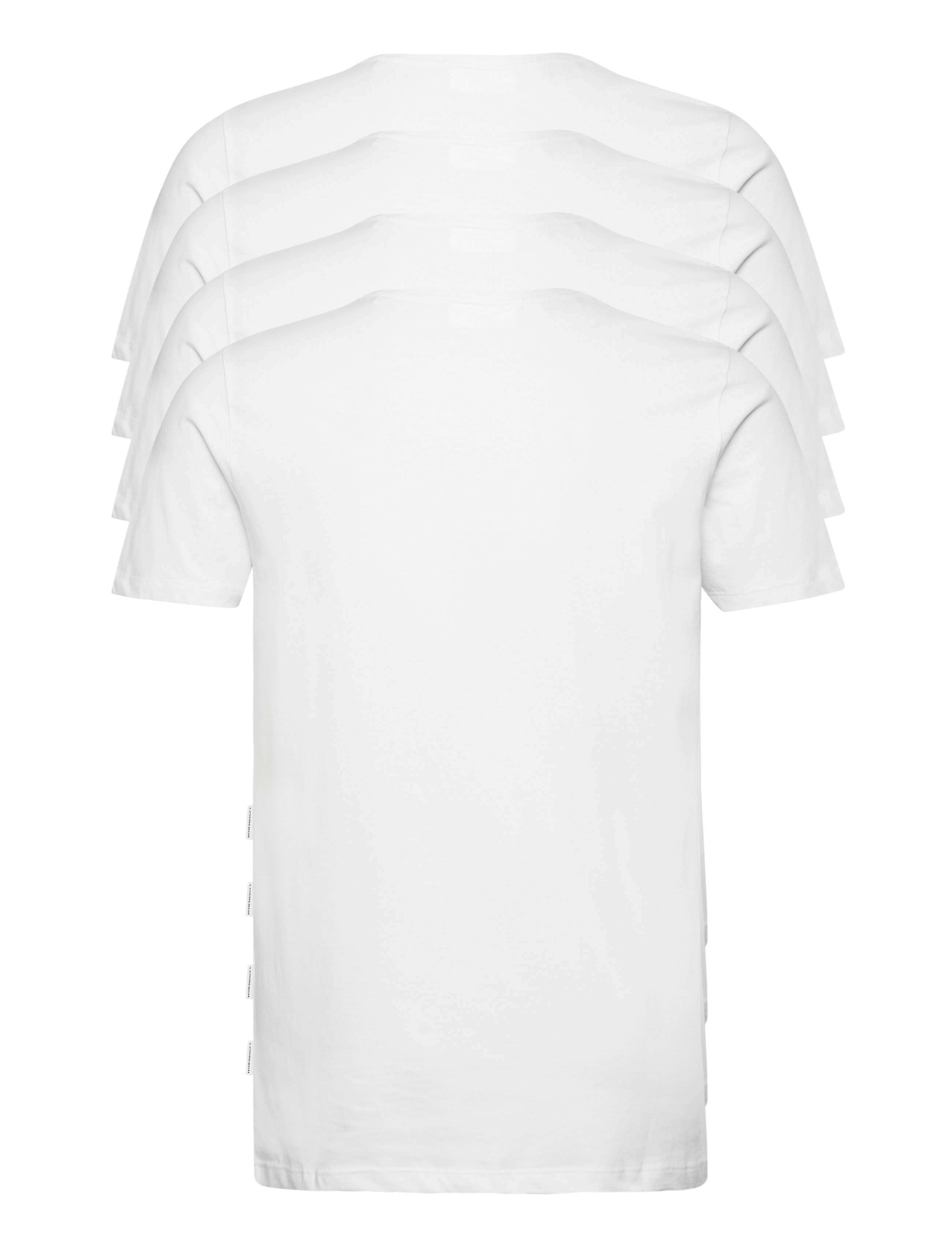 Lindbergh - 4PK basic tee S/S - t-särkide multipakk - white - 2