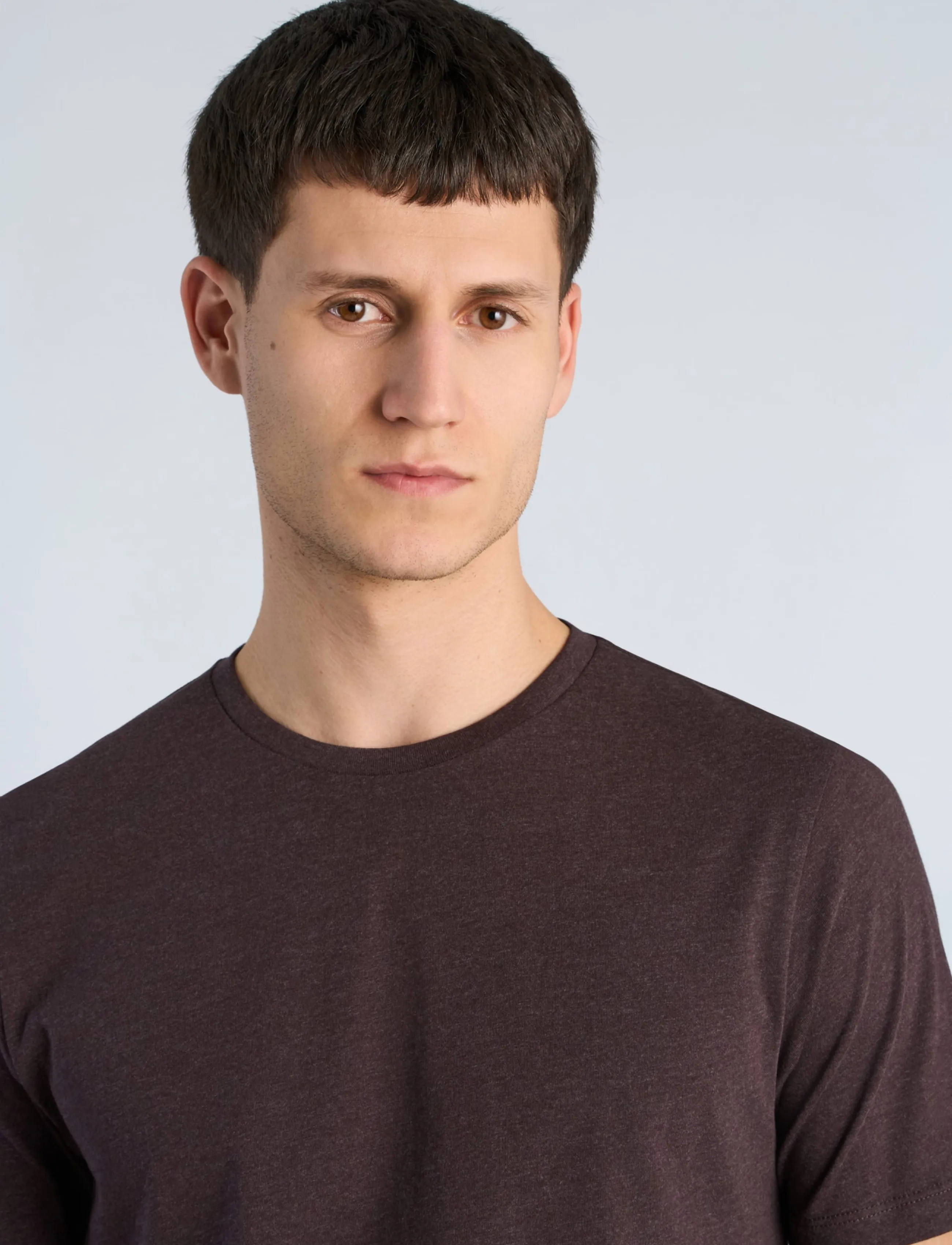 Lindbergh - Basic tee S/S - lühikeste varrukatega t-särgid - deep burgundy mel - 5