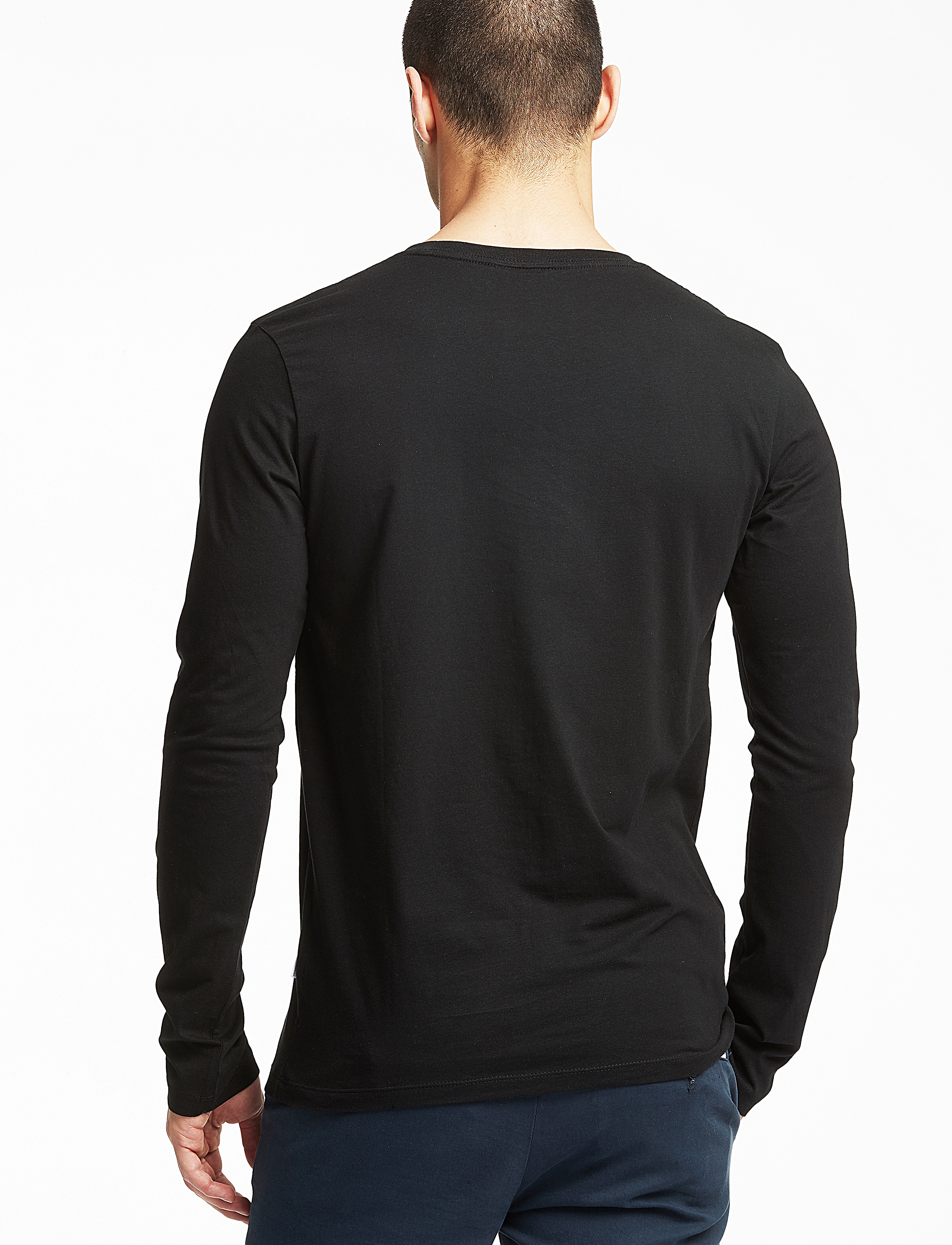 Lindbergh - 3PK basic tee L/S - basic t-shirts - black - 2