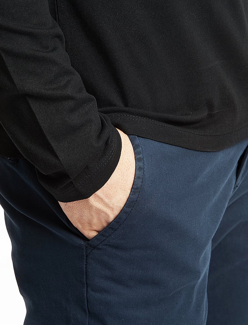 Lindbergh - 3PK basic tee L/S - långärmade t-shirts - black - 5