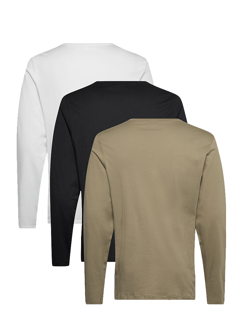 Lindbergh - 3PK basic tee L/S - pikkade varrukatega t-särgid - bl-wh-ar - 1
