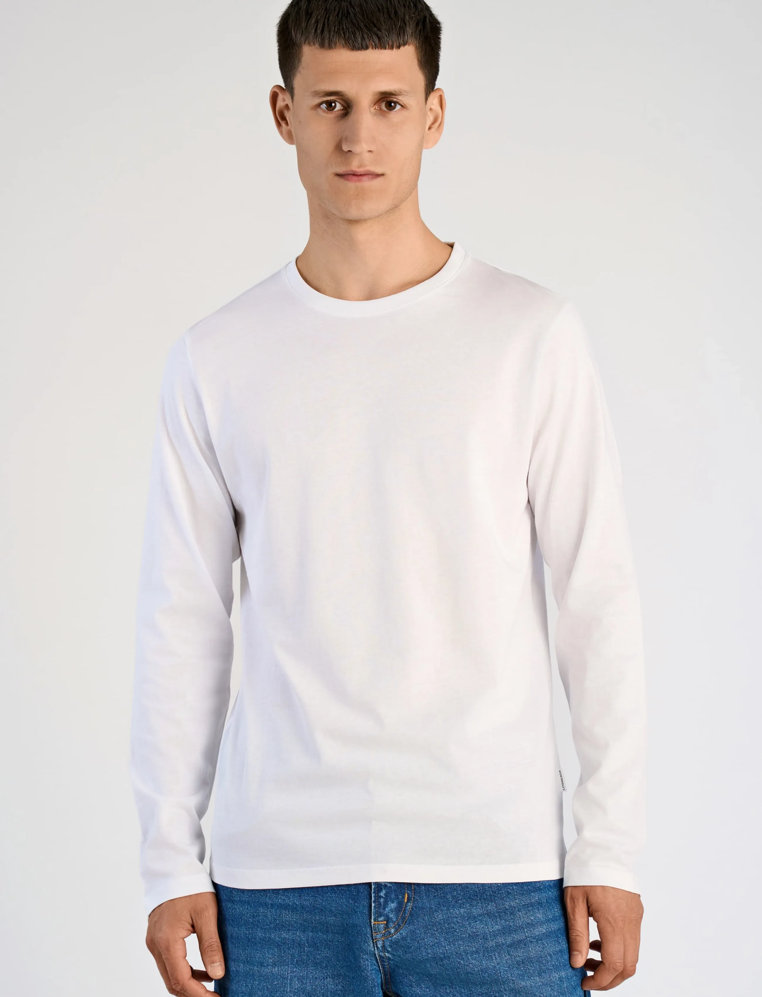 Lindbergh - 3-pack basic tee L/S - langärmelige t-shirts - bl-wh-na - 5