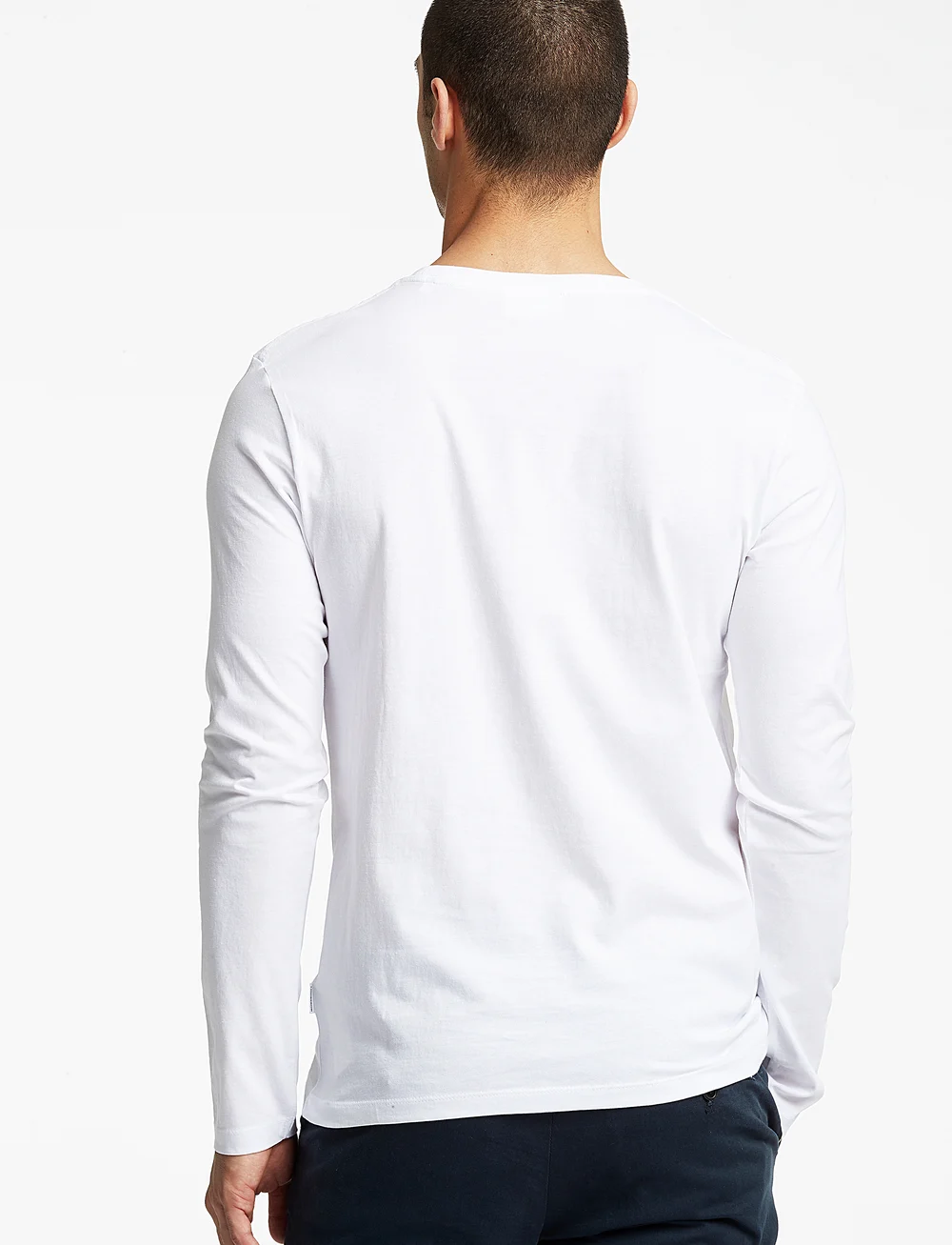 Lindbergh - 3PK basic tee L/S - langærmede t-shirts - white - 2