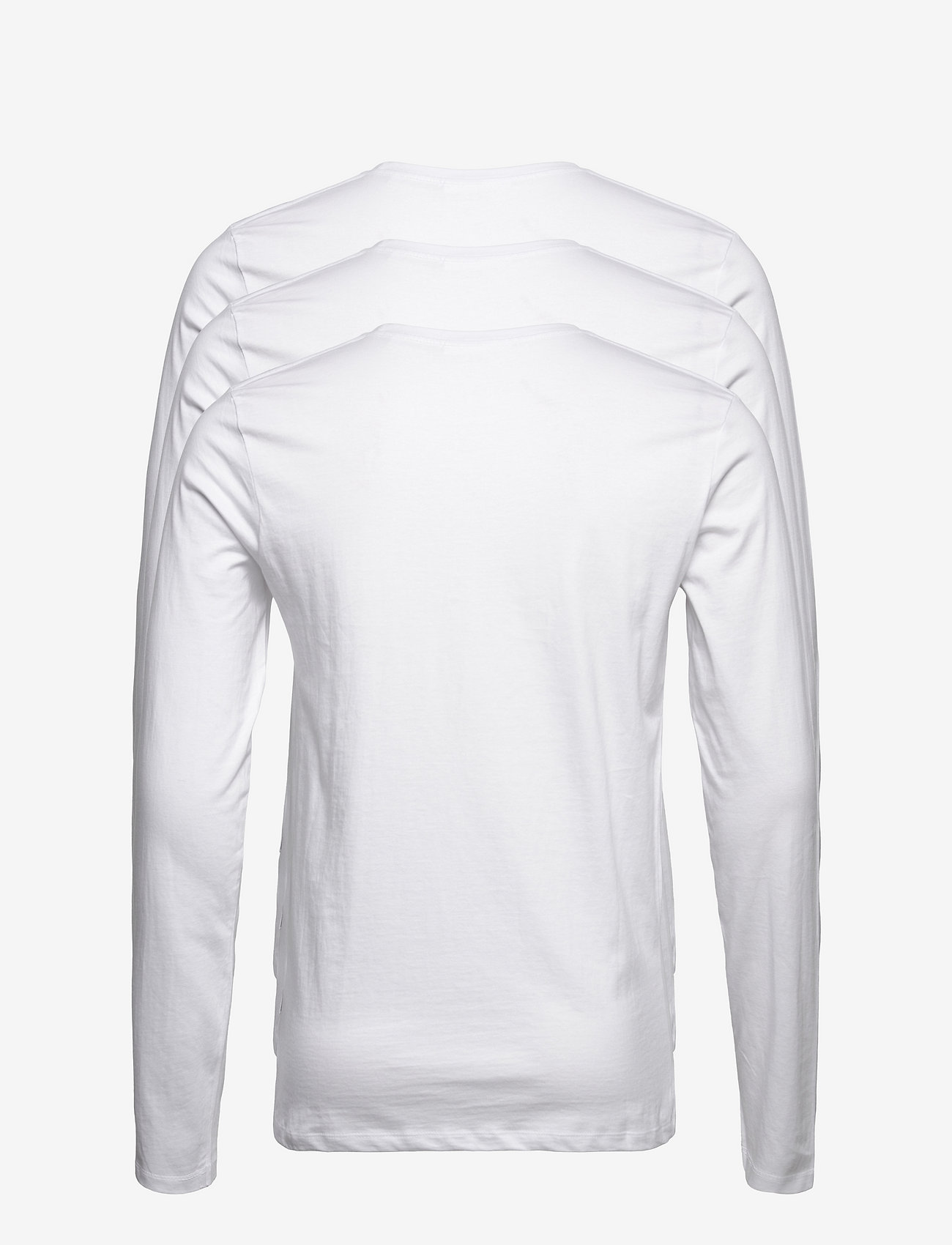 Lindbergh - 3-pack basic tee L/S - langärmelige t-shirts - white - 5
