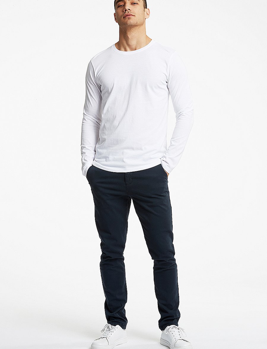 Lindbergh - 3PK basic tee L/S - langärmelig - white - 3