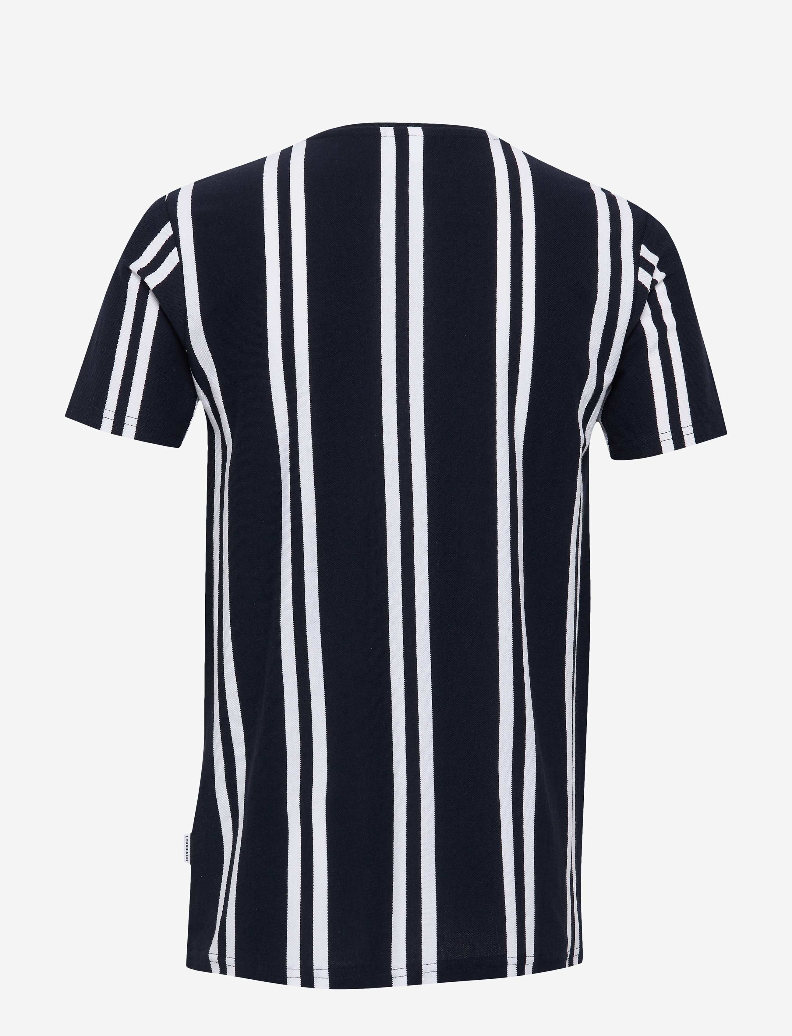 Lindbergh - Striped piqué tee S/S - dk blue - 2