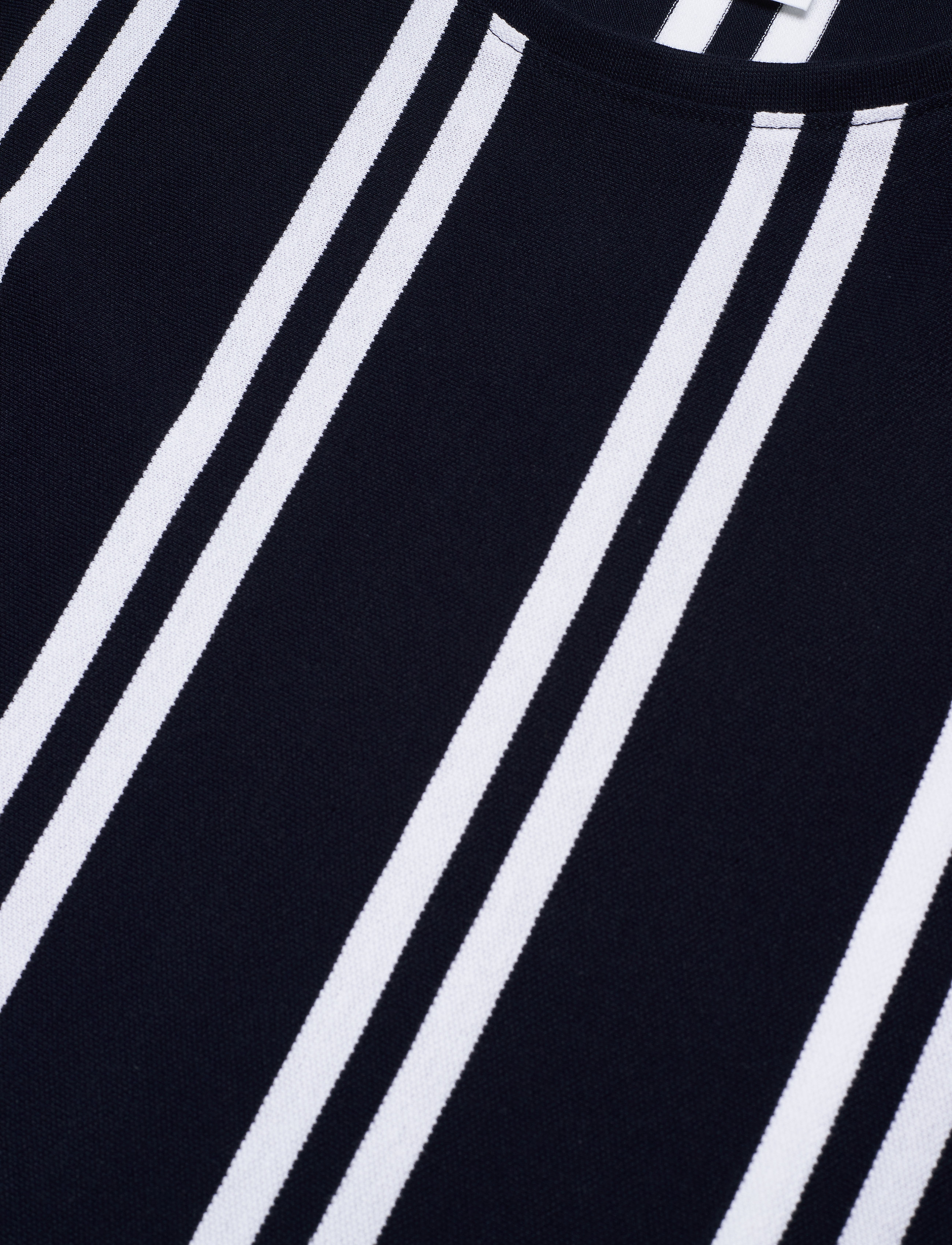 Lindbergh - Striped piqué tee S/S - dk blue - 4