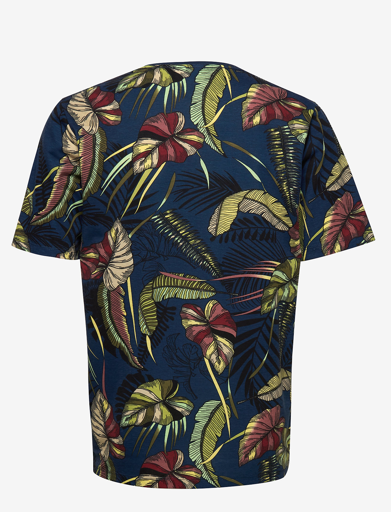 Lindbergh - AOP tee S/S - blue - 1