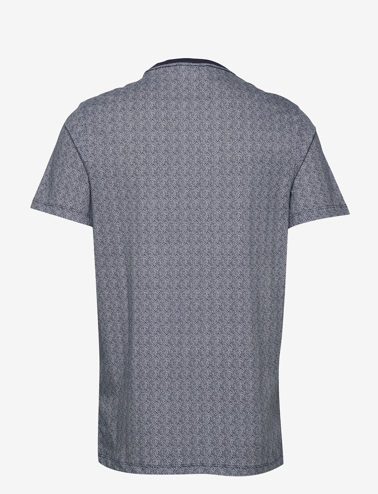 Lindbergh - AOP tee S/S - dk blue - 1