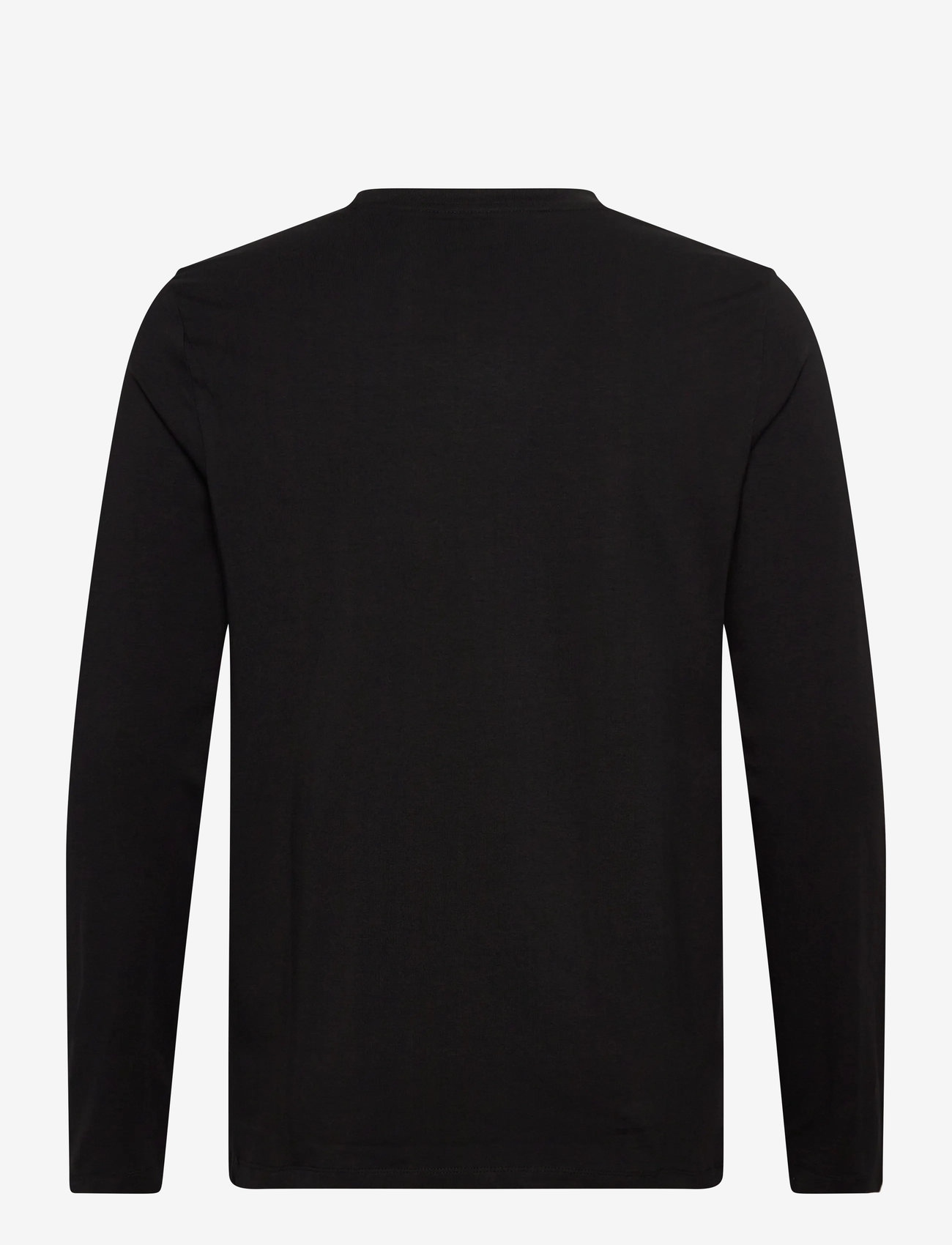 Lindbergh - Basic o-neck stretch tee L/S - efterårstøj - black - 1