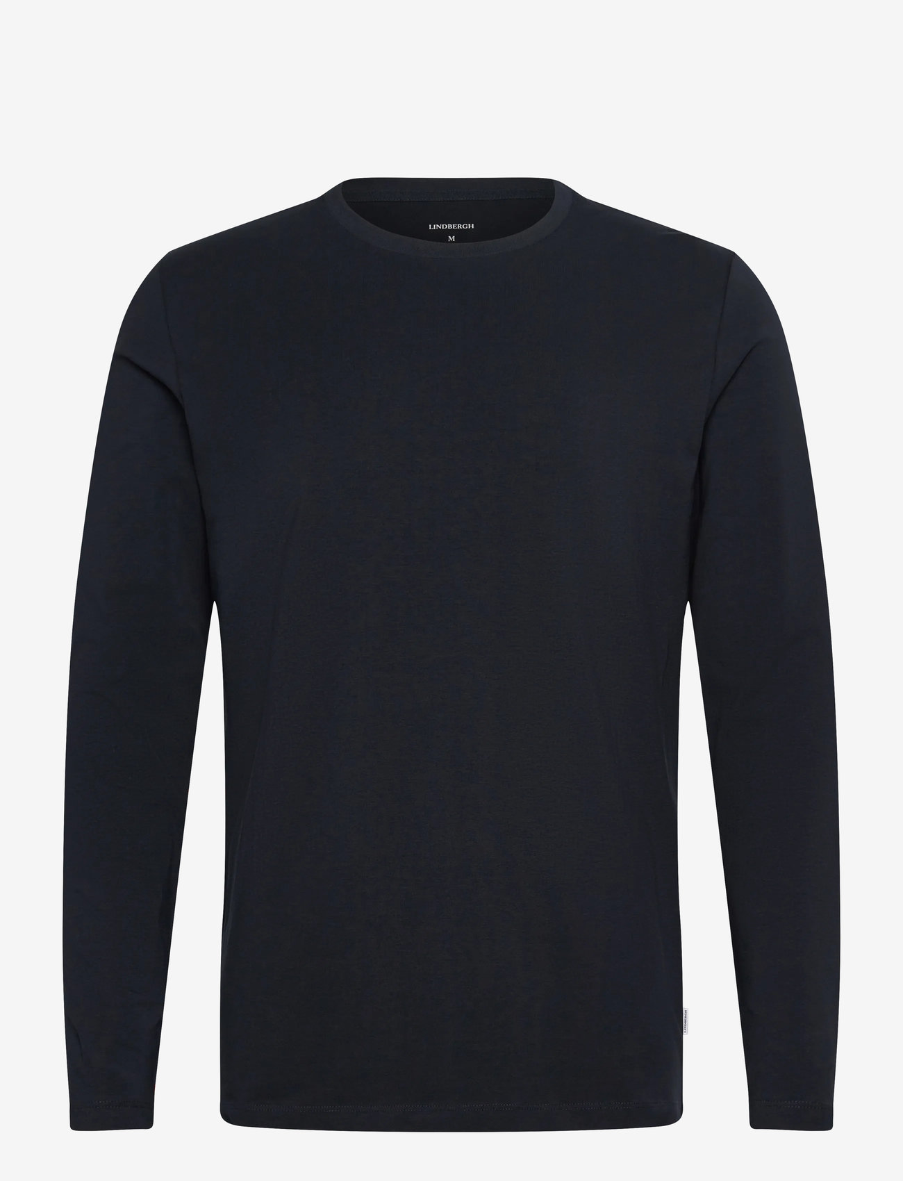 Lindbergh - Basic o-neck stretch tee L/S - efterårstøj - navy - 0