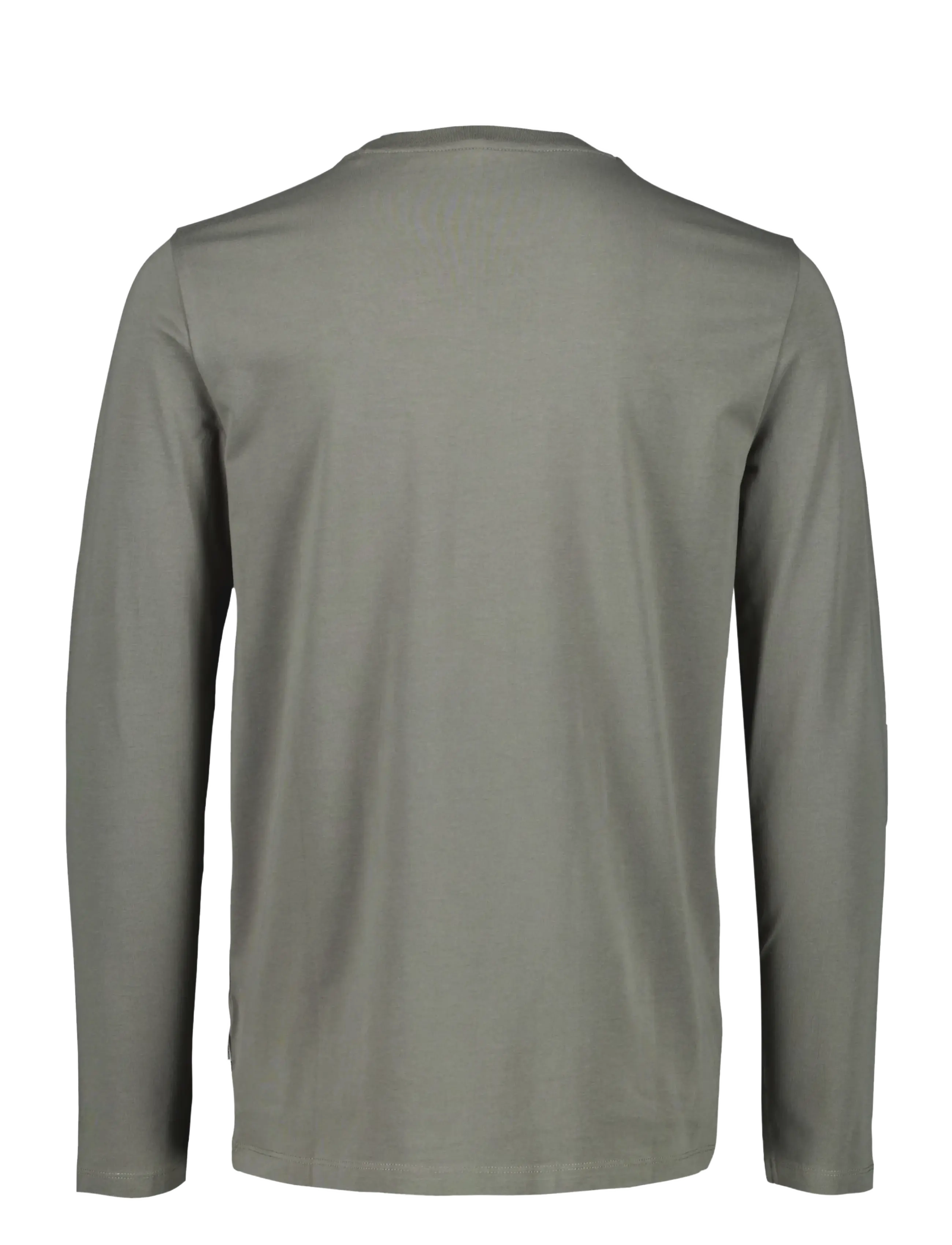 Lindbergh - Basic o-neck stretch tee L/S - långärmade t-shirts - dk grey stone - 2
