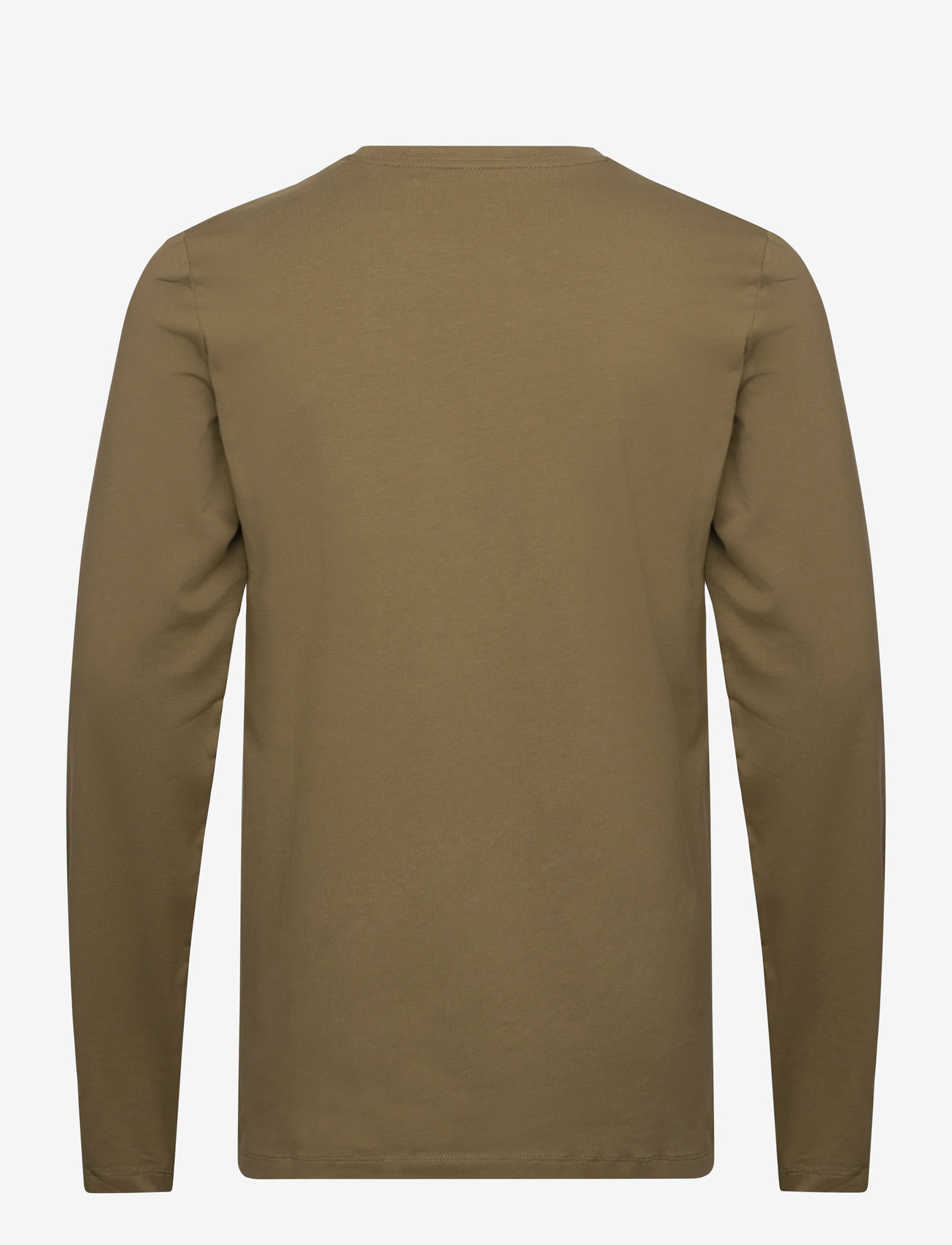 Lindbergh - Basic o-neck stretch tee L/S - pikkade varrukatega t-särgid - dk olive - 2