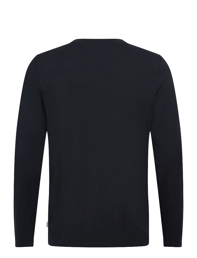 Lindbergh - Basic o-neck stretch tee L/S - langärmelig - navy - 2