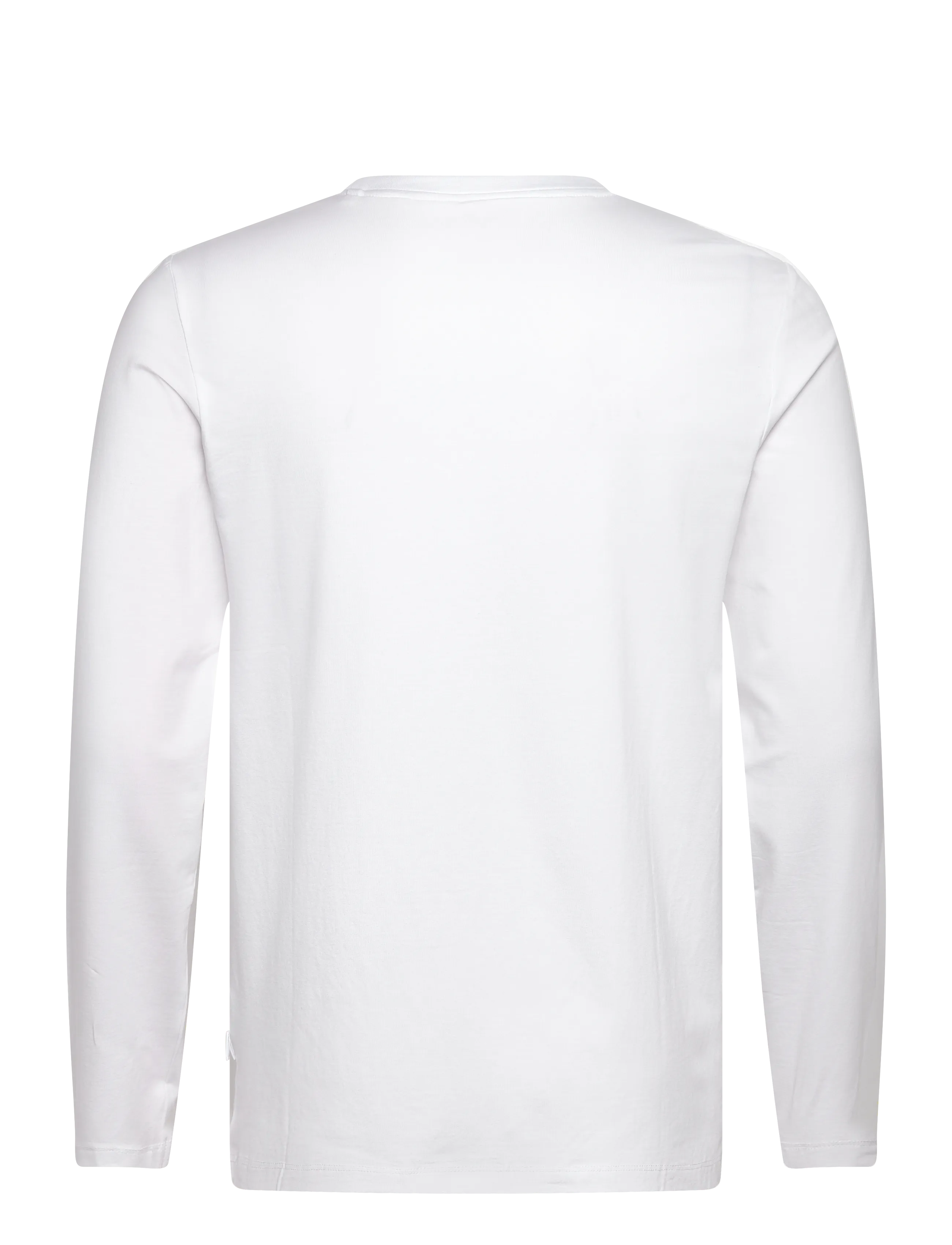 Lindbergh - Basic o-neck stretch tee L/S - zemākās cenas - white - 2