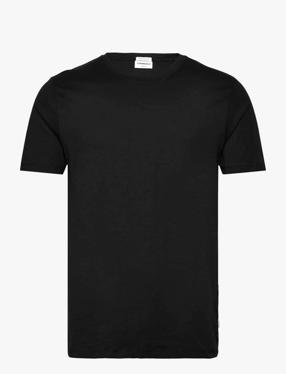 Lindbergh - Organic slub yarn o-neck tee S/S - black - 0
