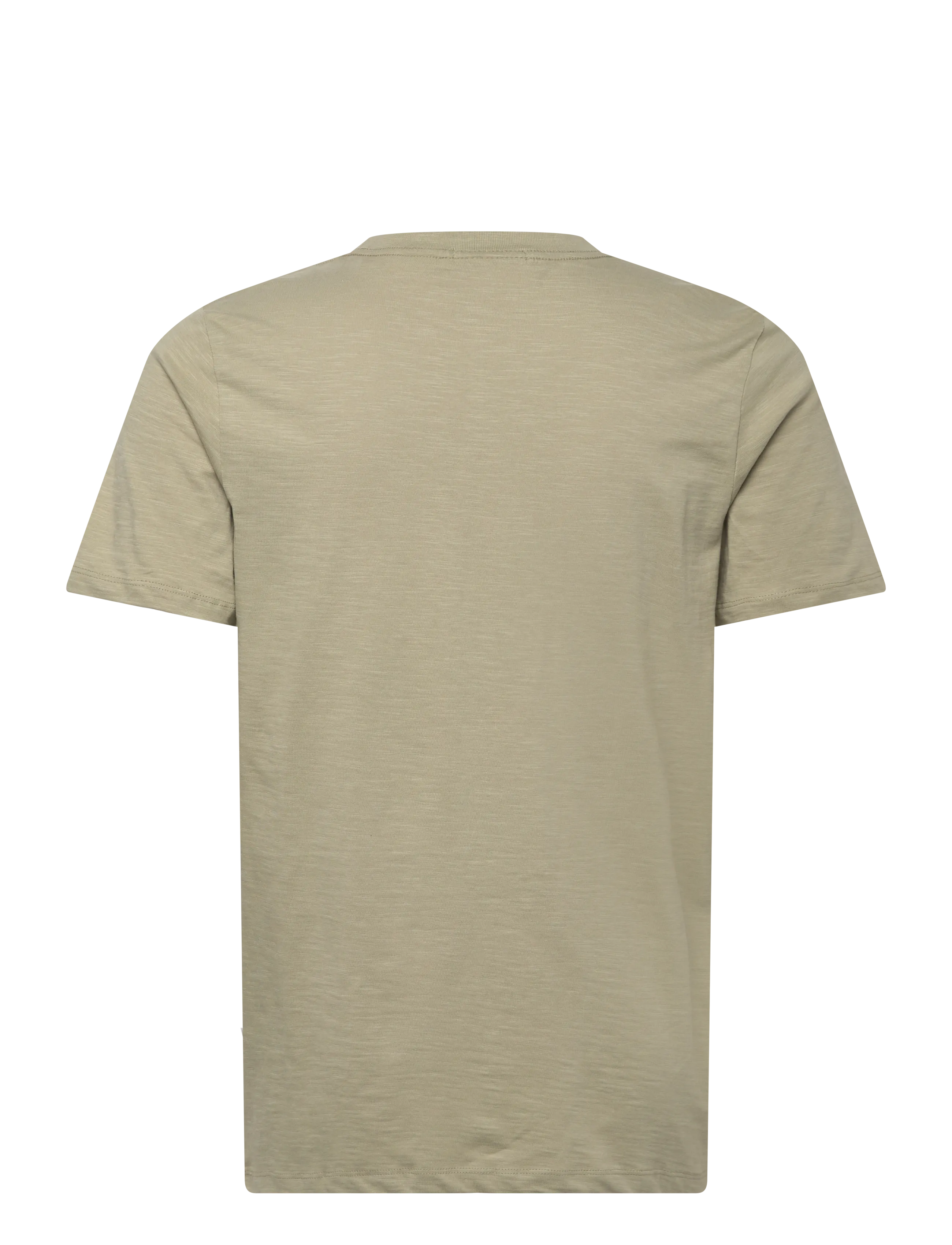 Lindbergh - Organic slub yarn o-neck tee S/S - kortærmede t-shirts - dusty green - 2