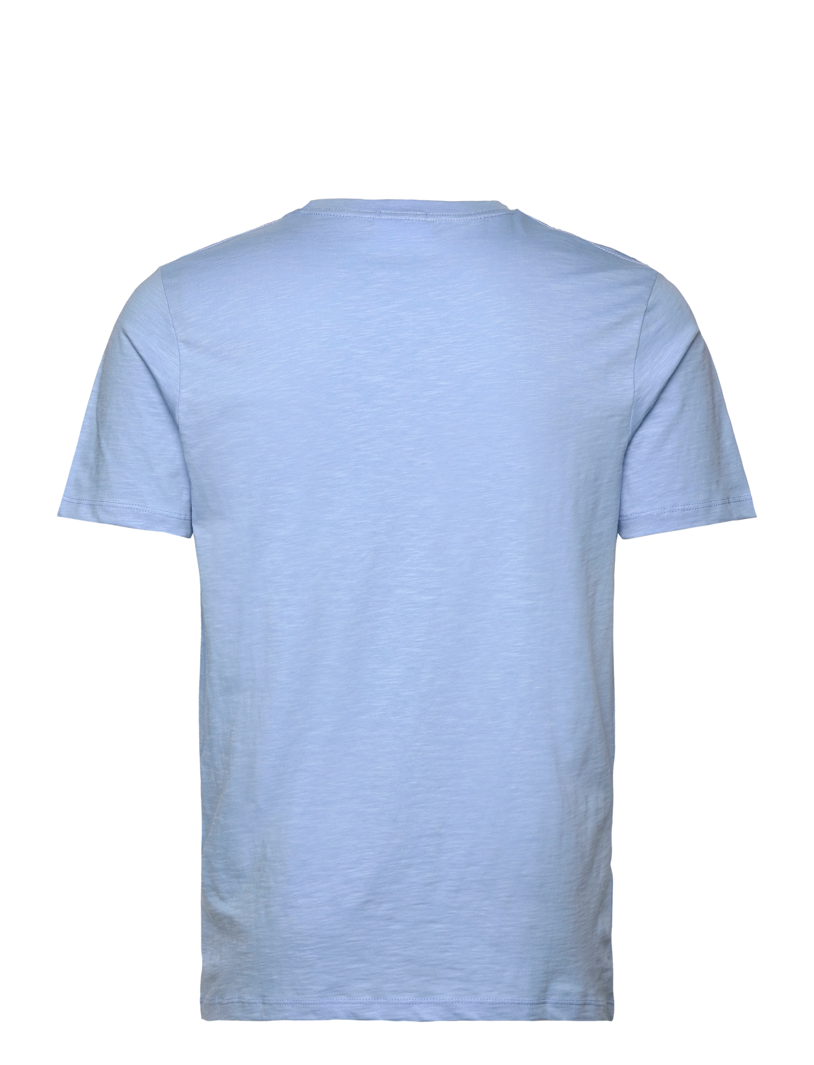 Lindbergh - Organic slub yarn o-neck tee S/S - kortærmede t-shirts - lt blue - 2