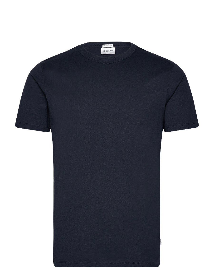 Lindbergh - Organic slub yarn o-neck tee S/S - t-shirts à manches courtes - navy - 1