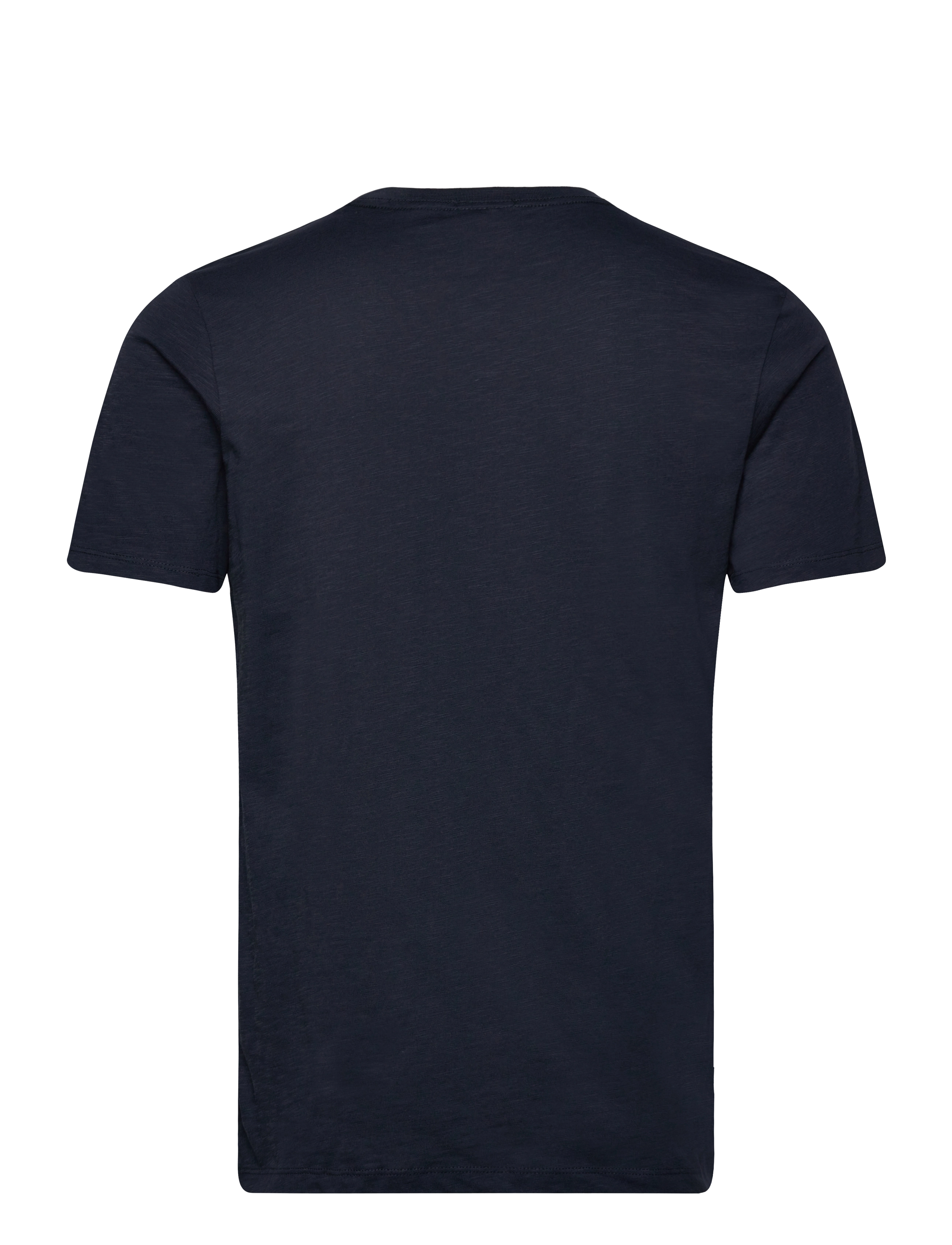Lindbergh - Organic slub yarn o-neck tee S/S - kortærmede t-shirts - navy - 2