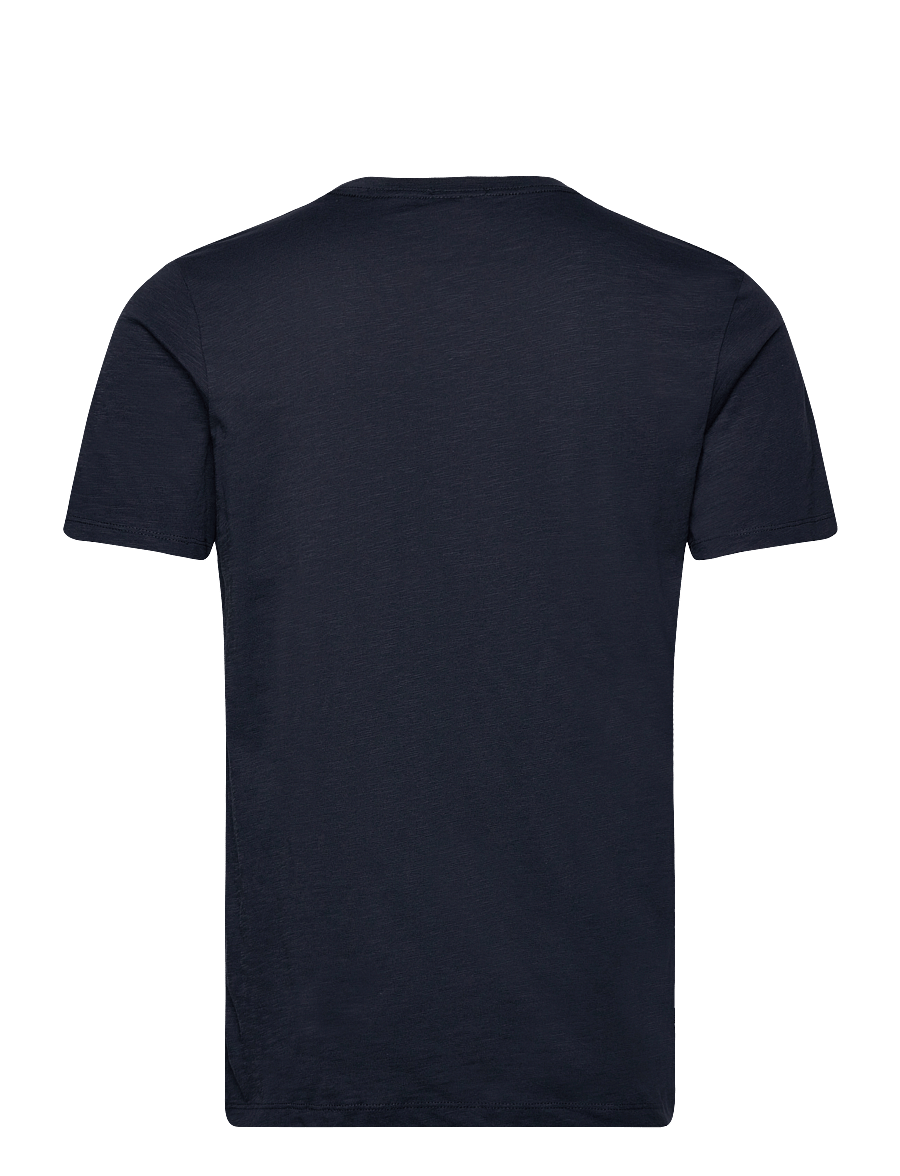Lindbergh - Organic slub yarn o-neck tee S/S - t-shirts à manches courtes - navy - 2