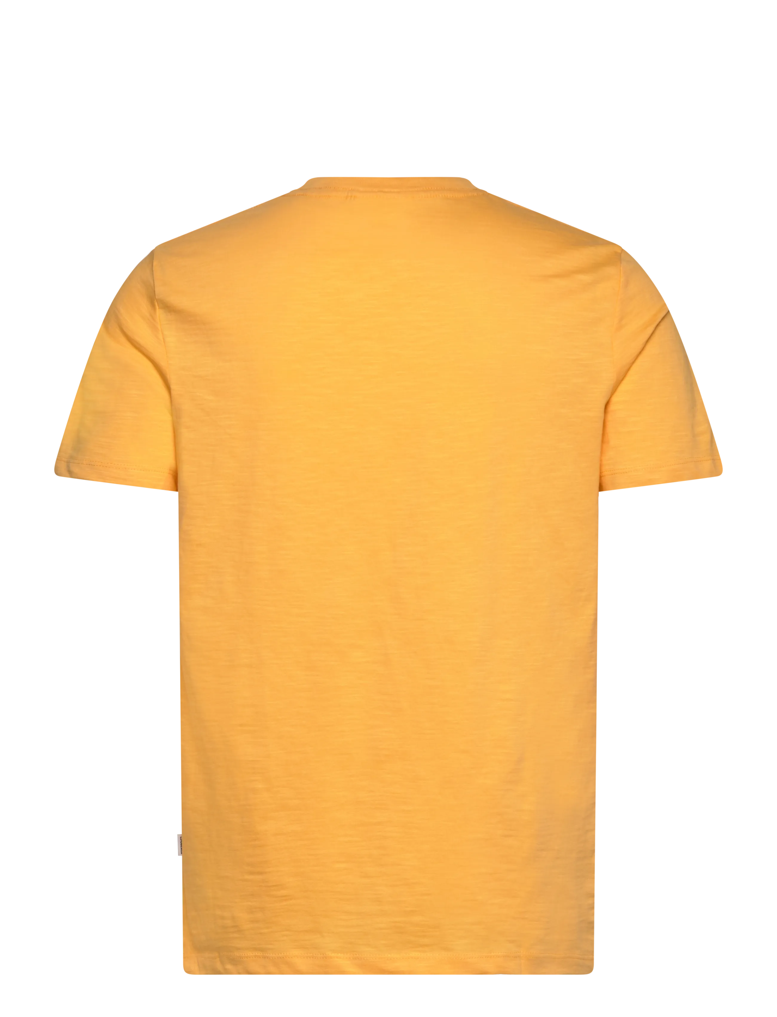 Lindbergh - Organic slub yarn o-neck tee S/S - kortærmede t-shirts - soft orange - 2