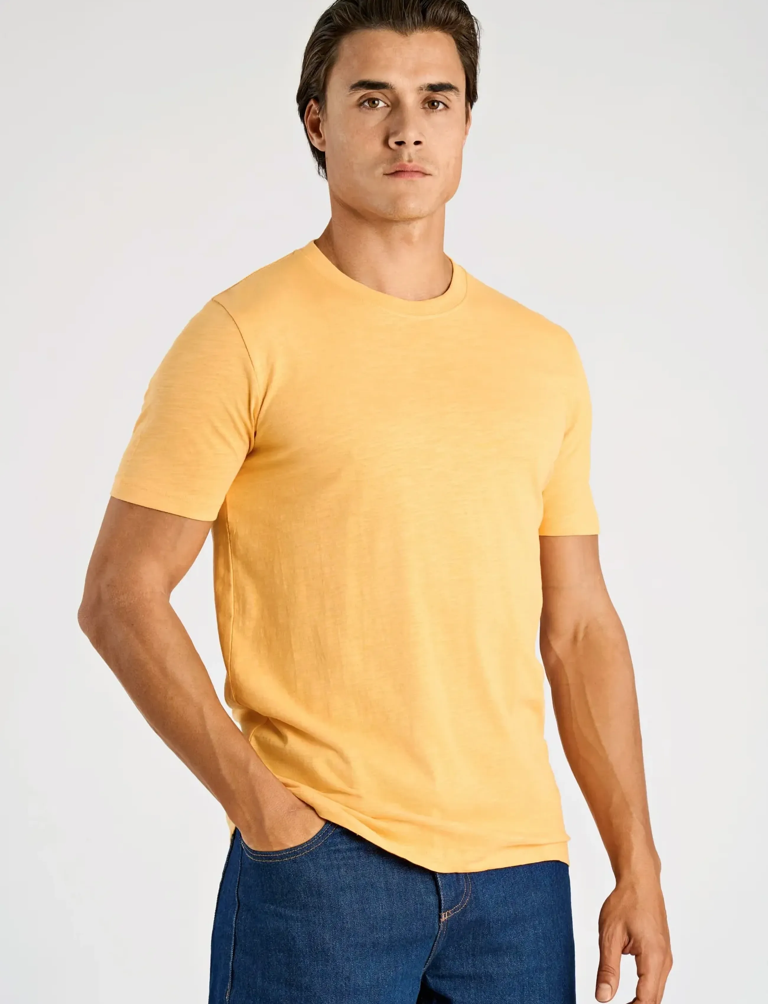 Organic Slub Yarn O-Neck Tee S/S 2